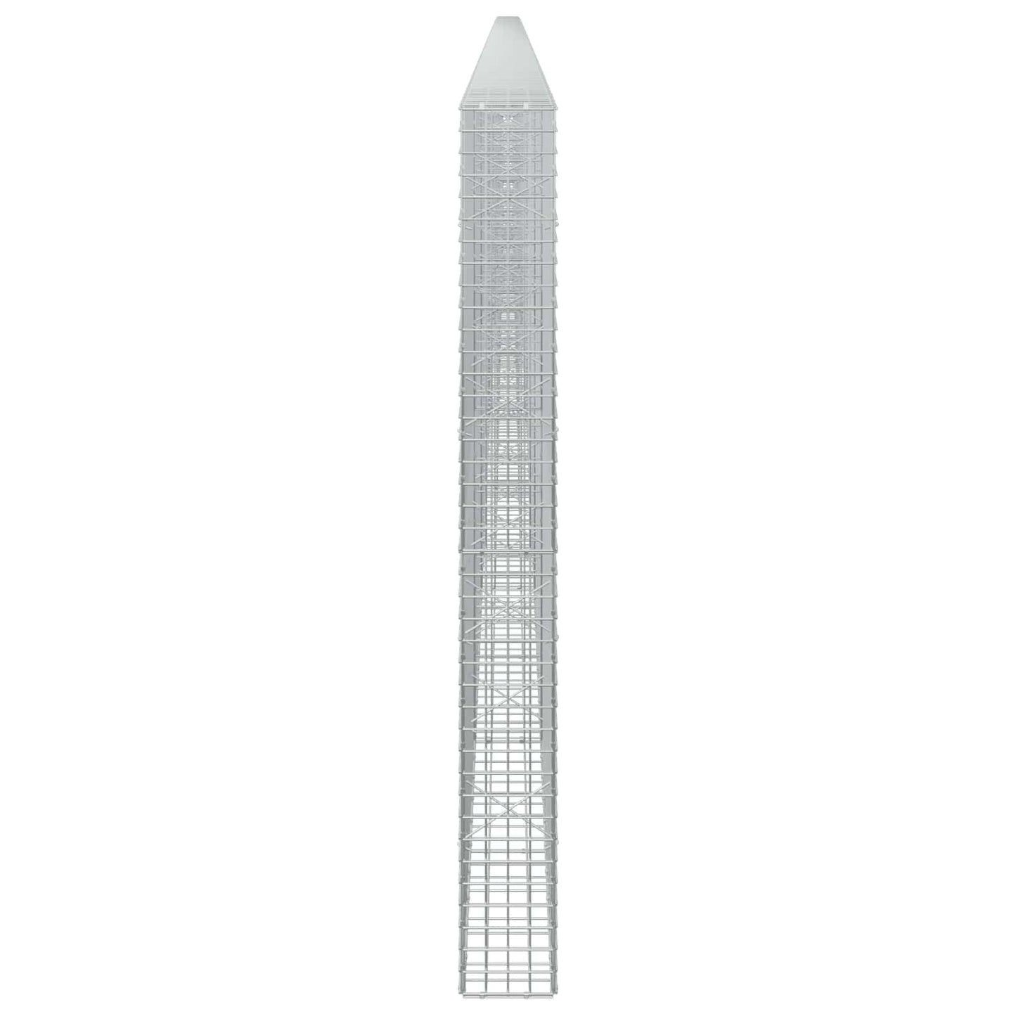 vidaXL Γκαμπιόν με σύρμα 5 mm και πλέγμα 5x5 cm 950x20x200 εκ