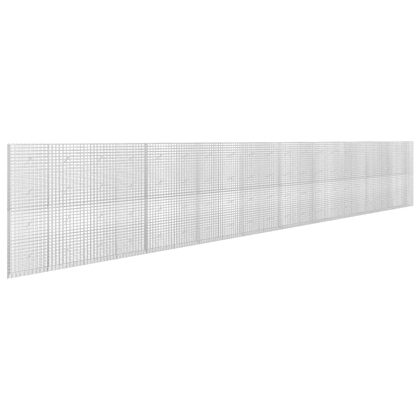 vidaXL Γκαμπιόν με σύρμα 5 mm και πλέγμα 5x5 cm 1000x20x200 εκ.