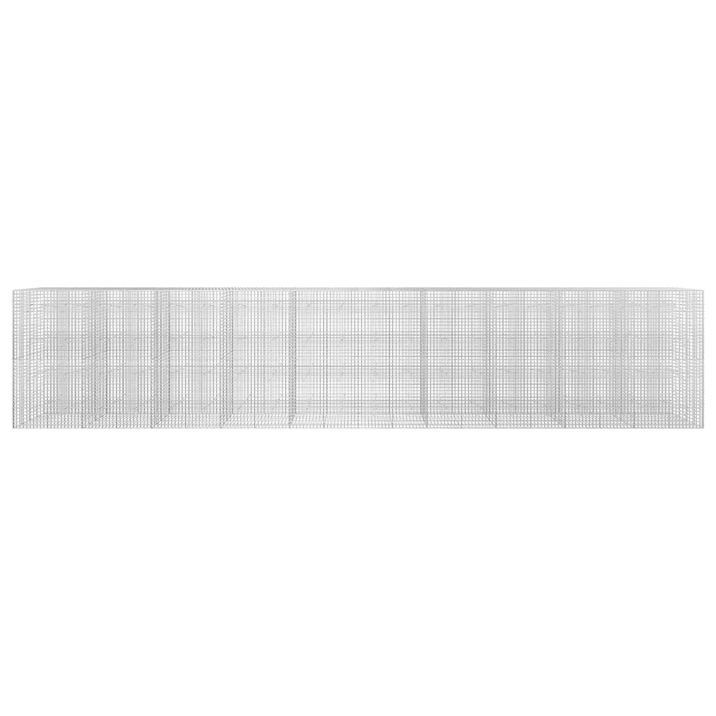 vidaXL Γκαμπιόν με σύρμα 5 mm και πλέγμα 5x5 cm 1000x20x200 εκ.