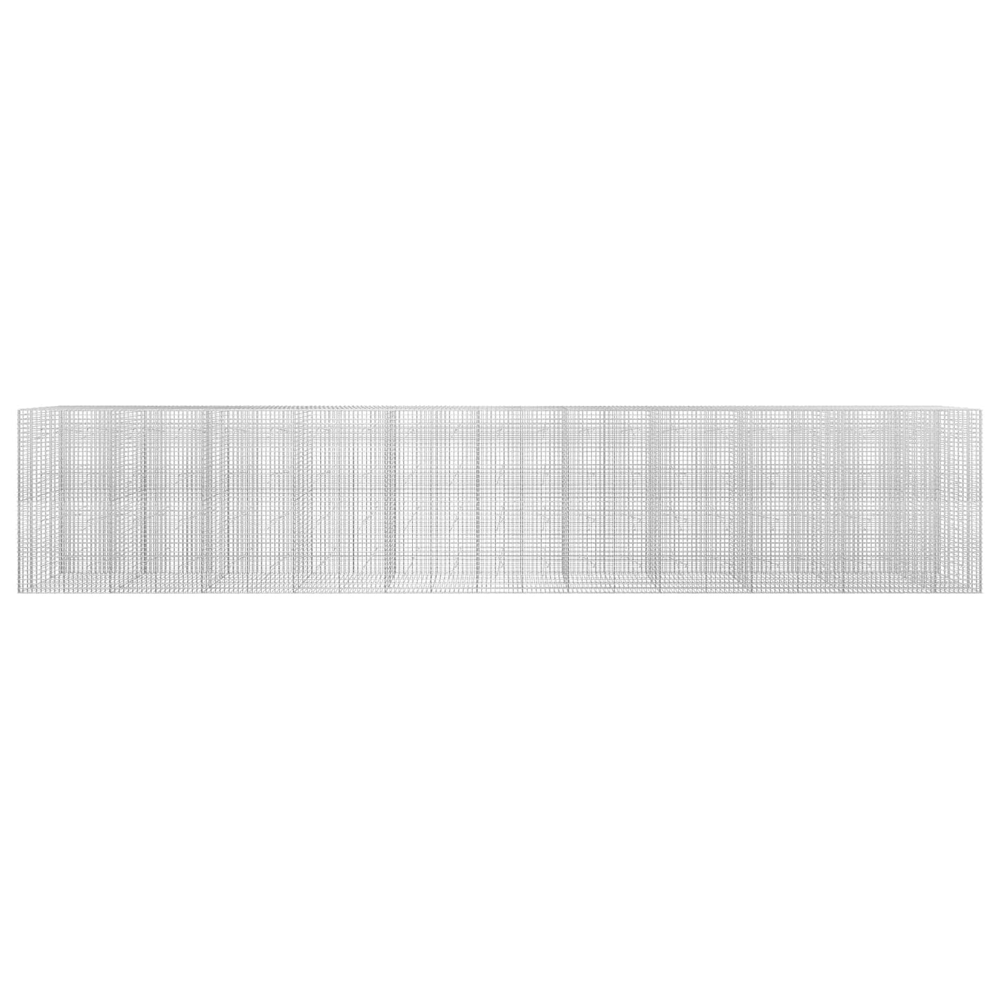 vidaXL Γκαμπιόν με σύρμα 5 mm και πλέγμα 5x5 cm 1050x20x200 εκ