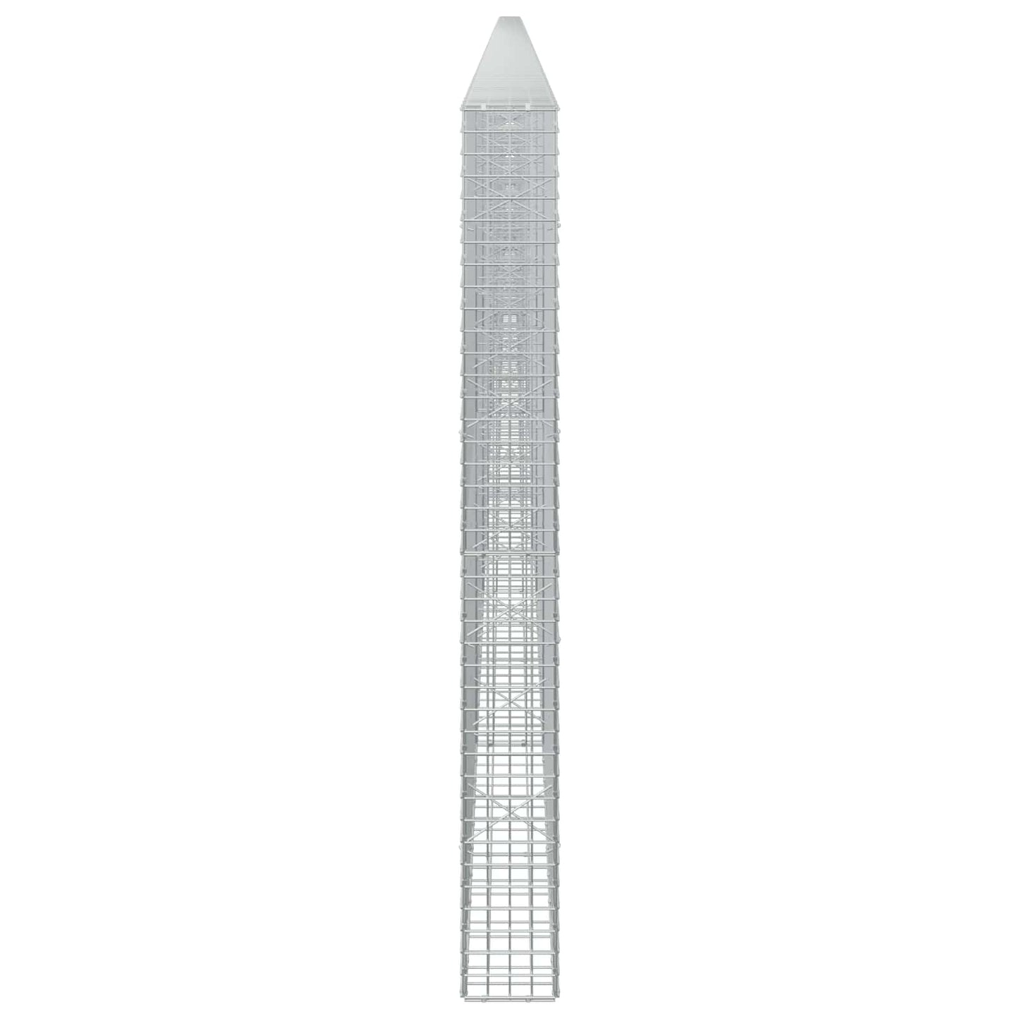 vidaXL Γκαμπιόν με σύρμα 5 mm και πλέγμα 5x5 cm 1050x20x200 εκ