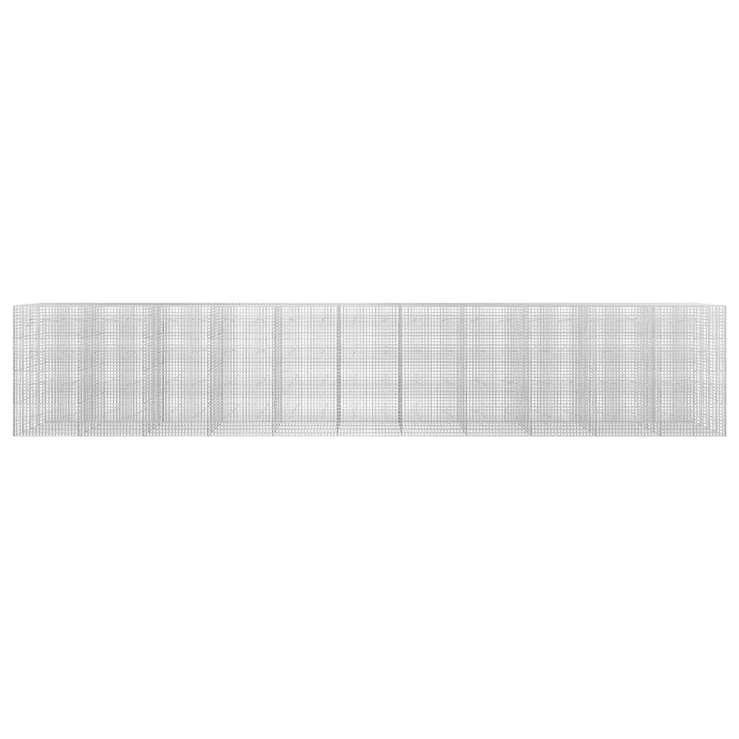 vidaXL Γκαμπιόν με σύρμα 5 mm και πλέγμα 5x5 cm 1100x20x200 εκ
