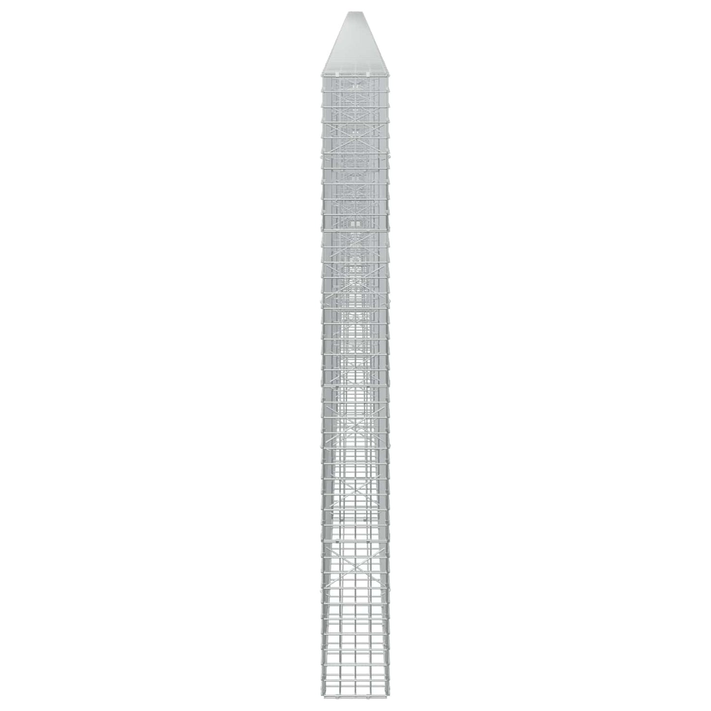 vidaXL Γκαμπιόν με σύρμα 5 mm και πλέγμα 5x5 cm 1100x20x200 εκ