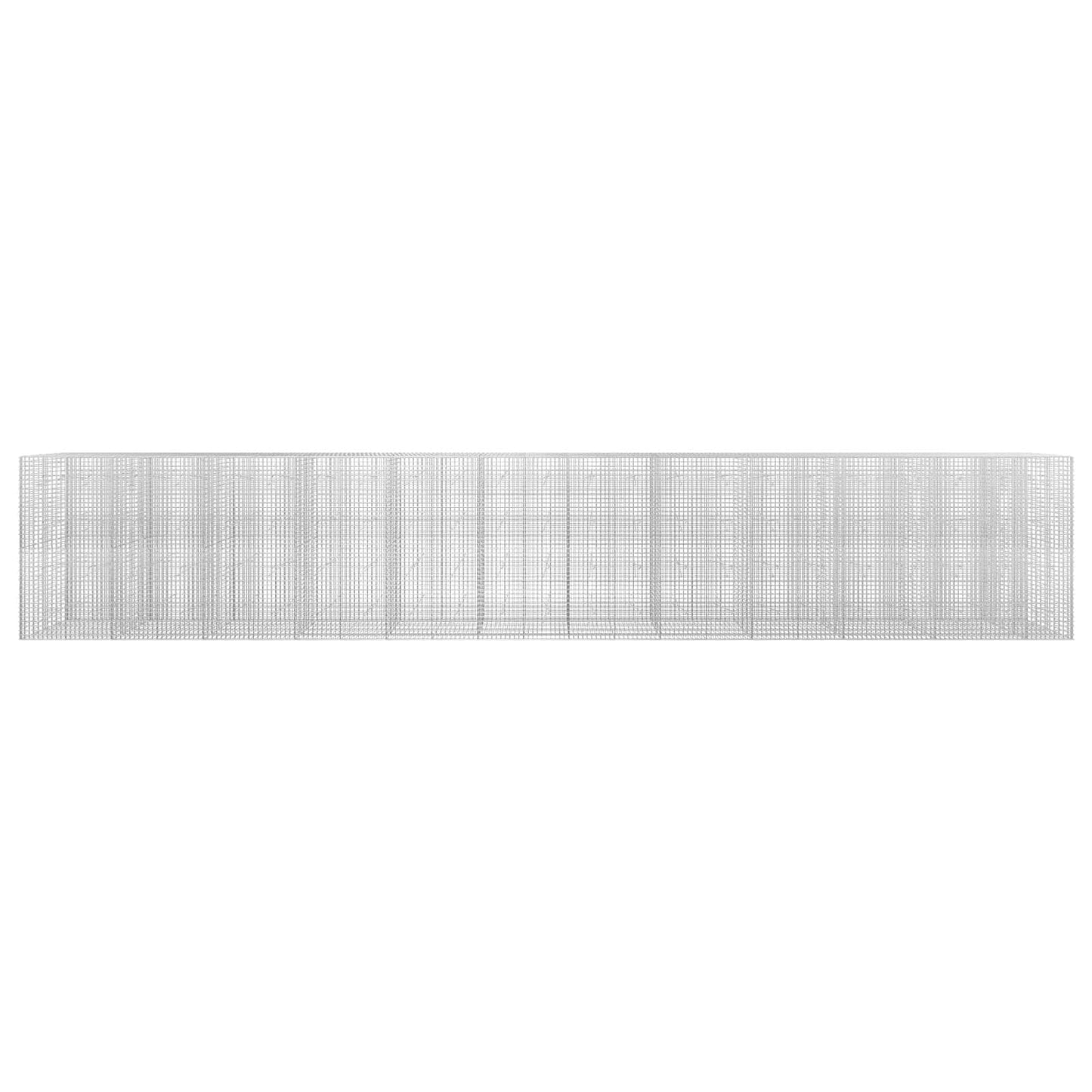 vidaXL Γκαμπιόν με σύρμα 5 mm και πλέγμα 5x5 cm 1150x20x200 εκ
