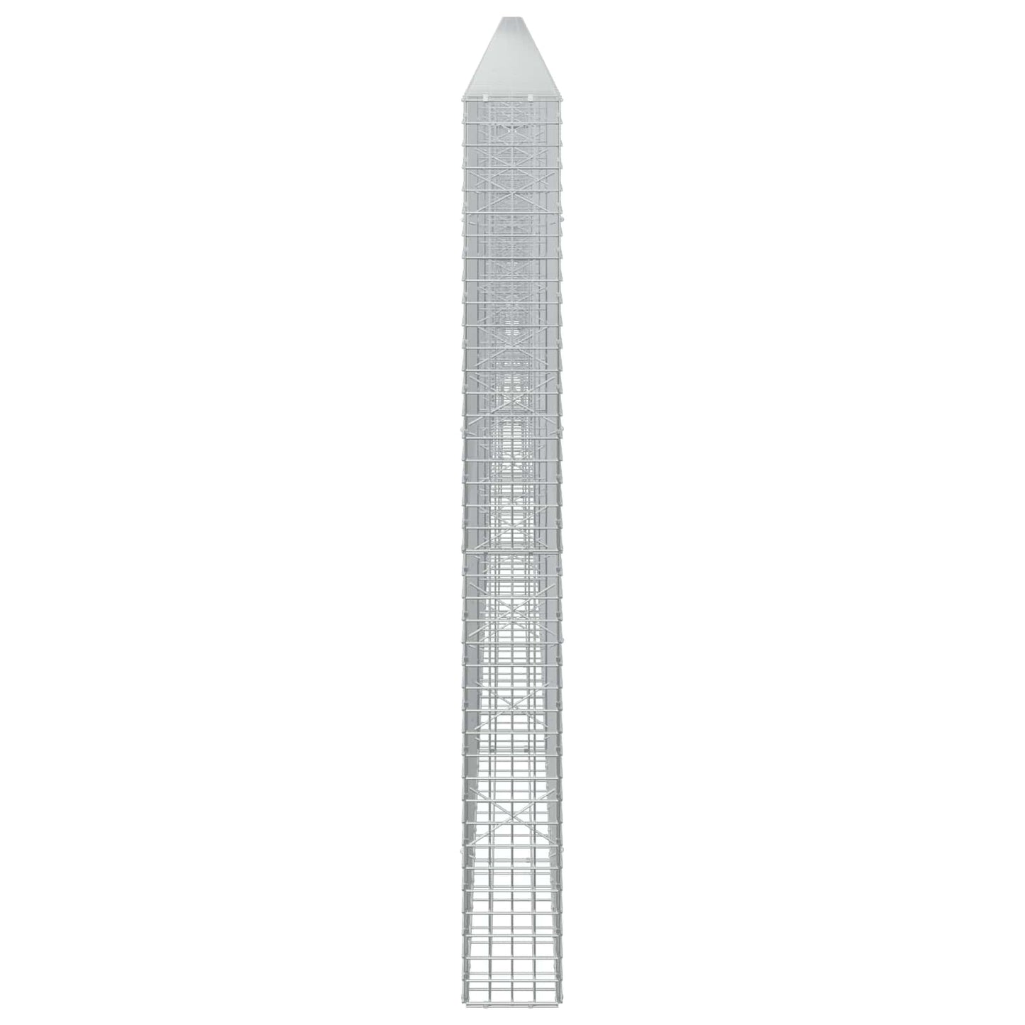 vidaXL Γκαμπιόν με σύρμα 5 mm και πλέγμα 5x5 cm 1200x20x200 εκ