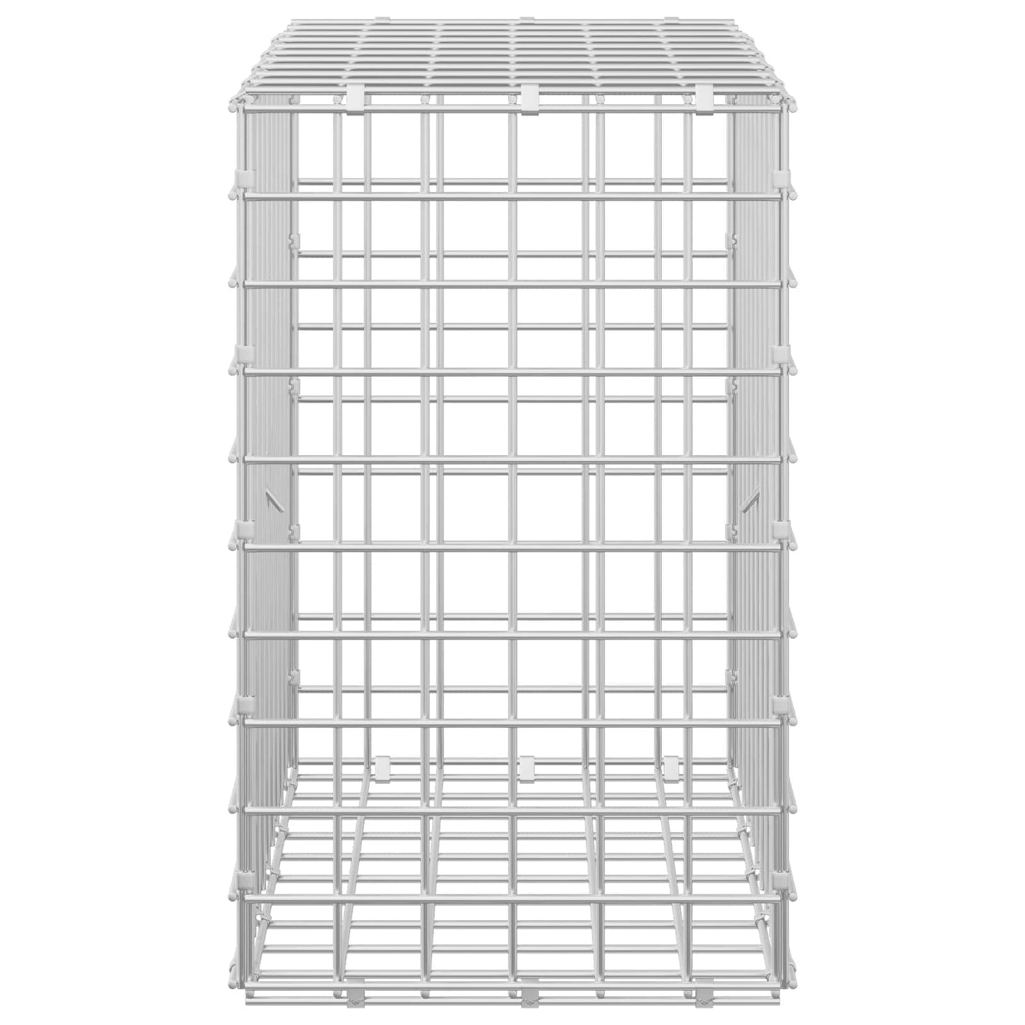 vidaXL Γκαμπιόν με σύρμα 5 mm και πλέγμα 5x5 cm 50x30x50 εκ.