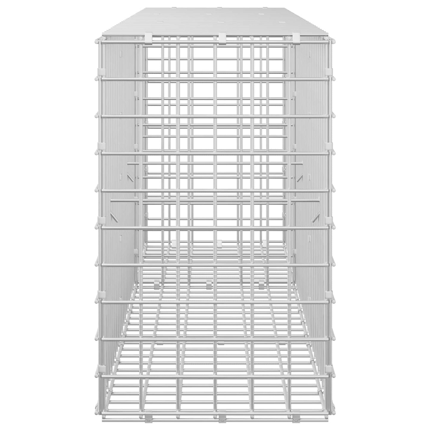 vidaXL Γκαμπιόν με σύρμα 5 mm και πλέγμα 5x5 cm 150x30x50 εκ