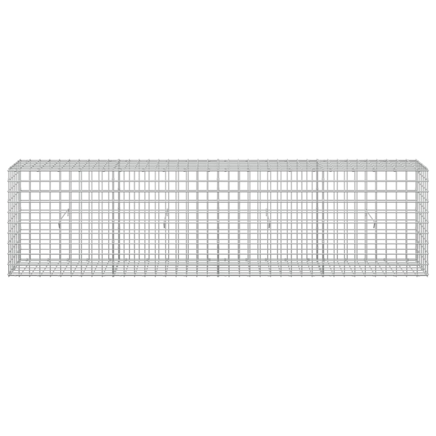 vidaXL Γκαμπιόν με σύρμα 5 mm και πλέγμα 5x5 cm 200x30x50 εκ