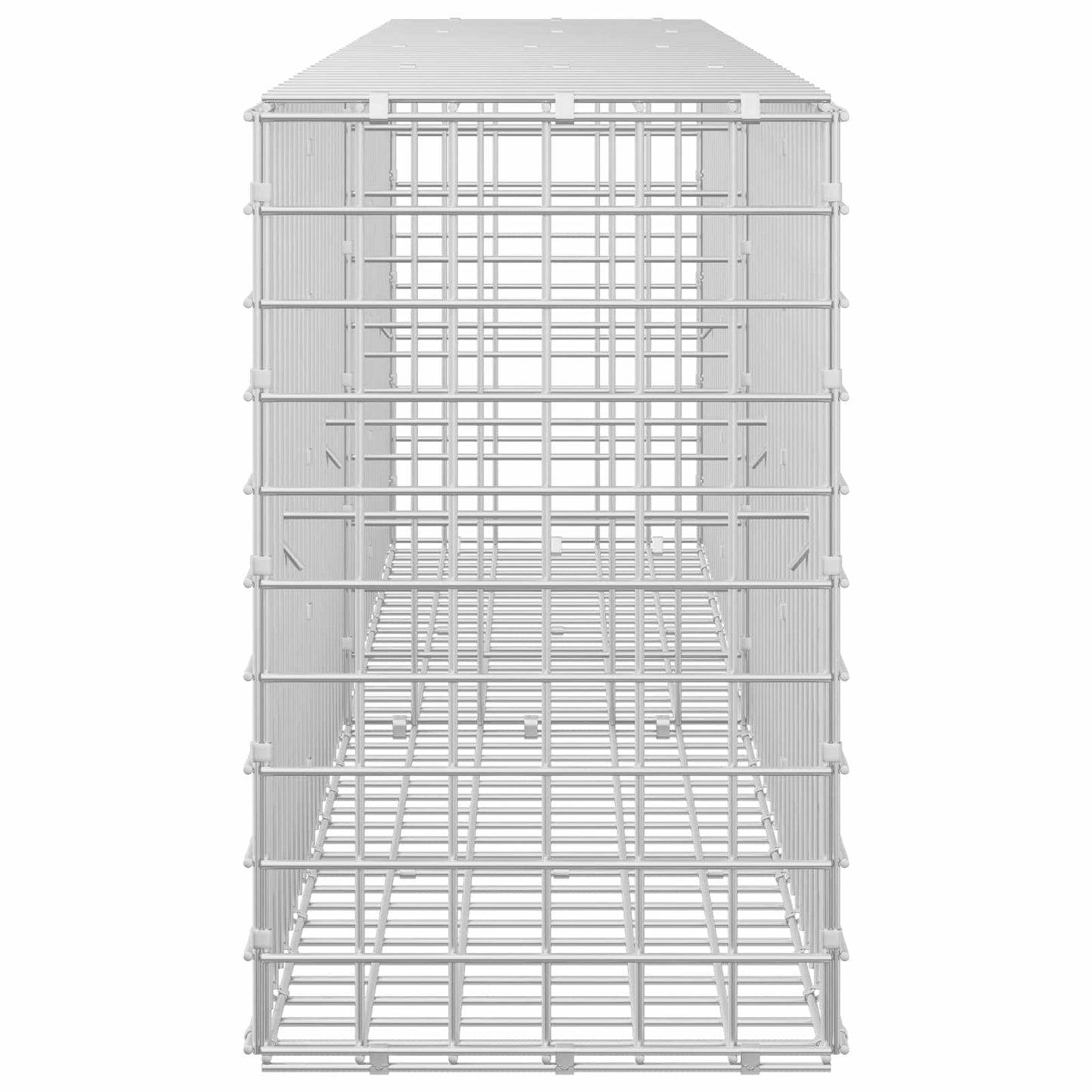 vidaXL Γκαμπιόν με σύρμα 5 mm και πλέγμα 5x5 cm 200x30x50 εκ