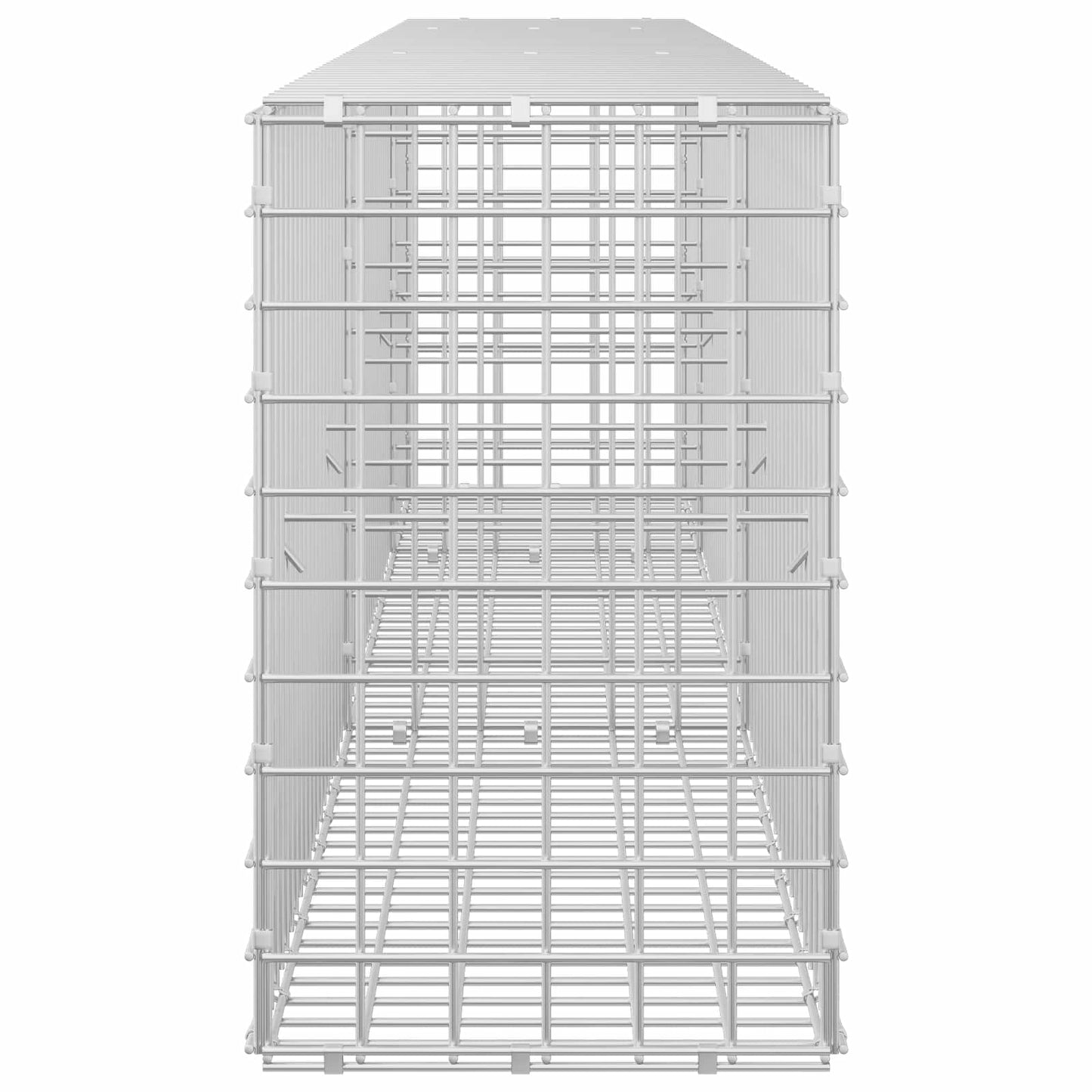 vidaXL Γκαμπιόν με σύρμα 5 mm και πλέγμα 5x5 cm 250x30x50 εκ