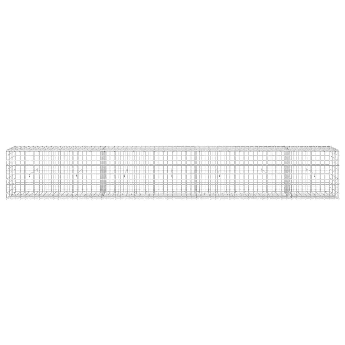 vidaXL Γκαμπιόν με σύρμα 5 mm και πλέγμα 5x5 cm 350x30x50 εκ