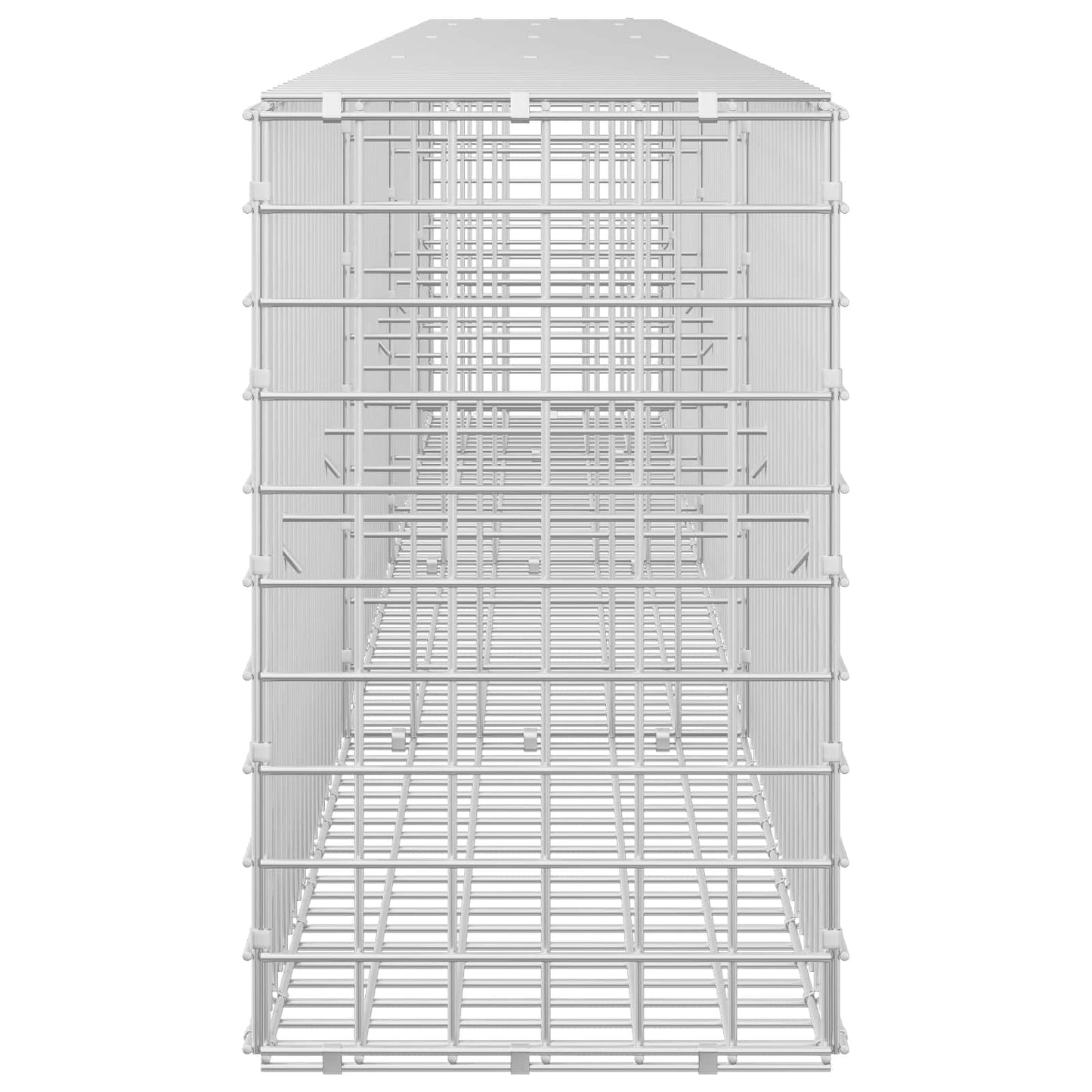 vidaXL Γκαμπιόν με σύρμα 5 mm και πλέγμα 5x5 cm 350x30x50 εκ