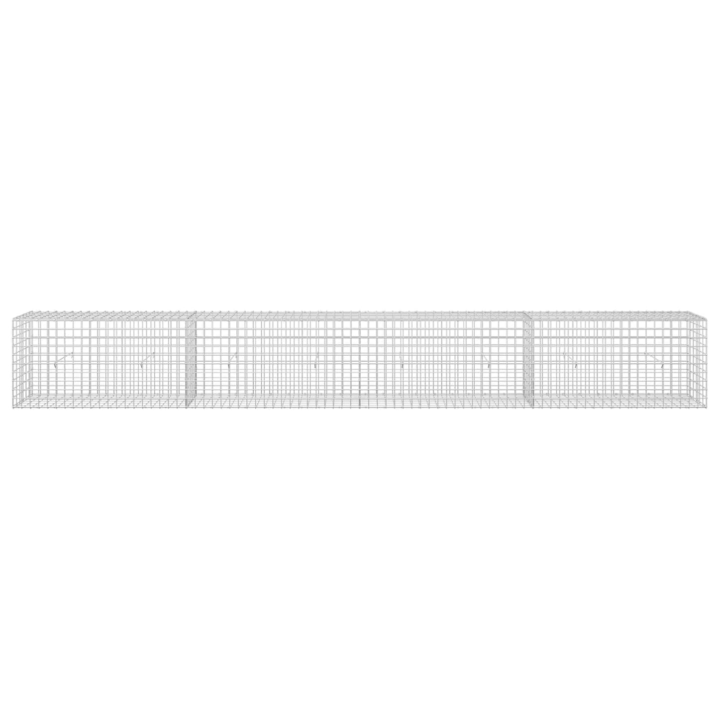 vidaXL Γκαμπιόν με σύρμα 5 mm και πλέγμα 5x5 cm 400x30x50 εκ