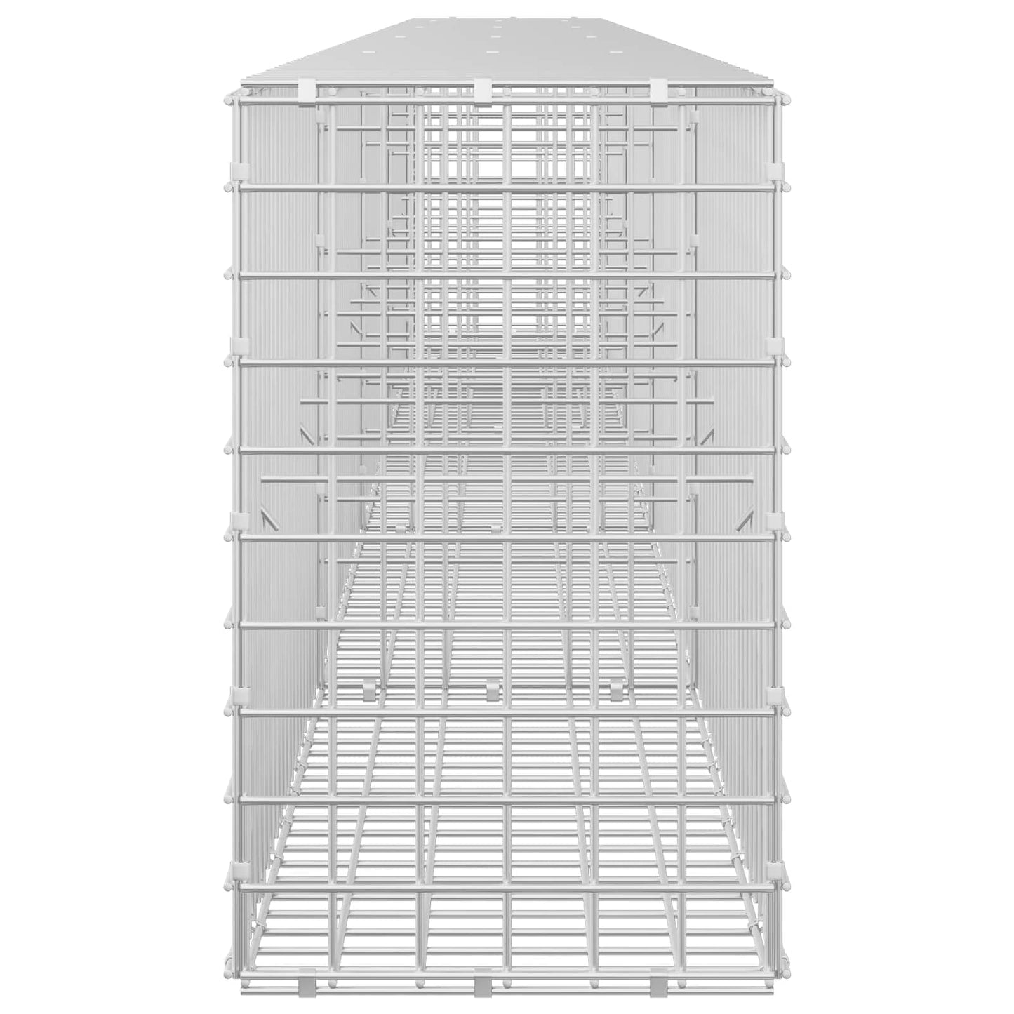 vidaXL Γκαμπιόν με σύρμα 5 mm και πλέγμα 5x5 cm 450x30x50 εκ
