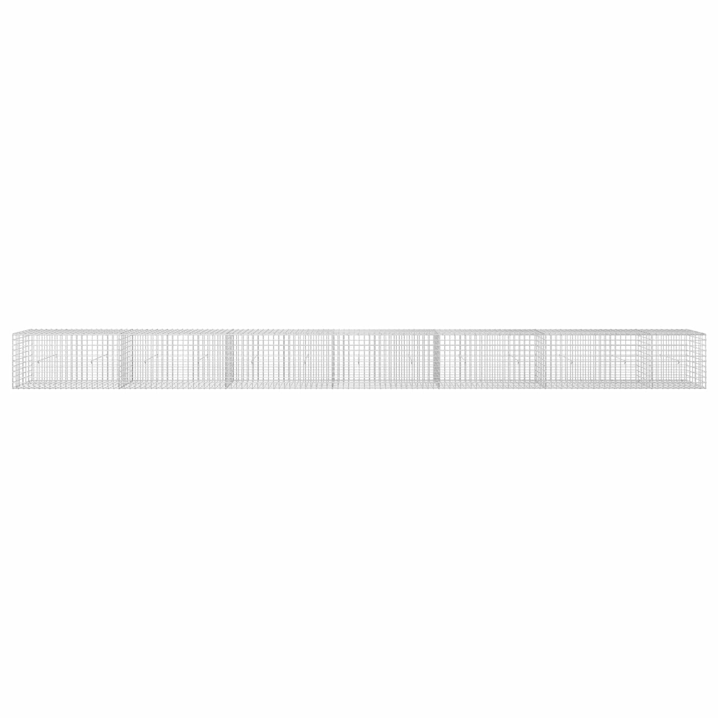 vidaXL Γκαμπιόν με σύρμα 5 mm και πλέγμα 5x5 cm 650x30x50 εκ.
