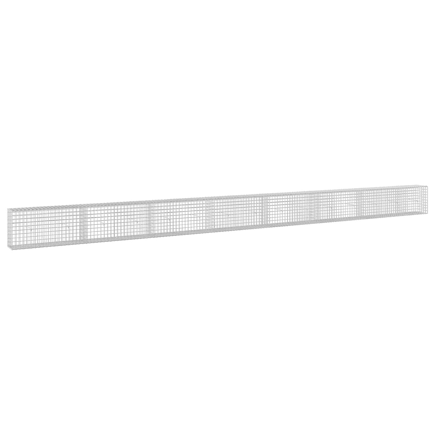 vidaXL Γκαμπιόν με σύρμα 5 mm και πλέγμα 5x5 cm 750x30x50 εκ