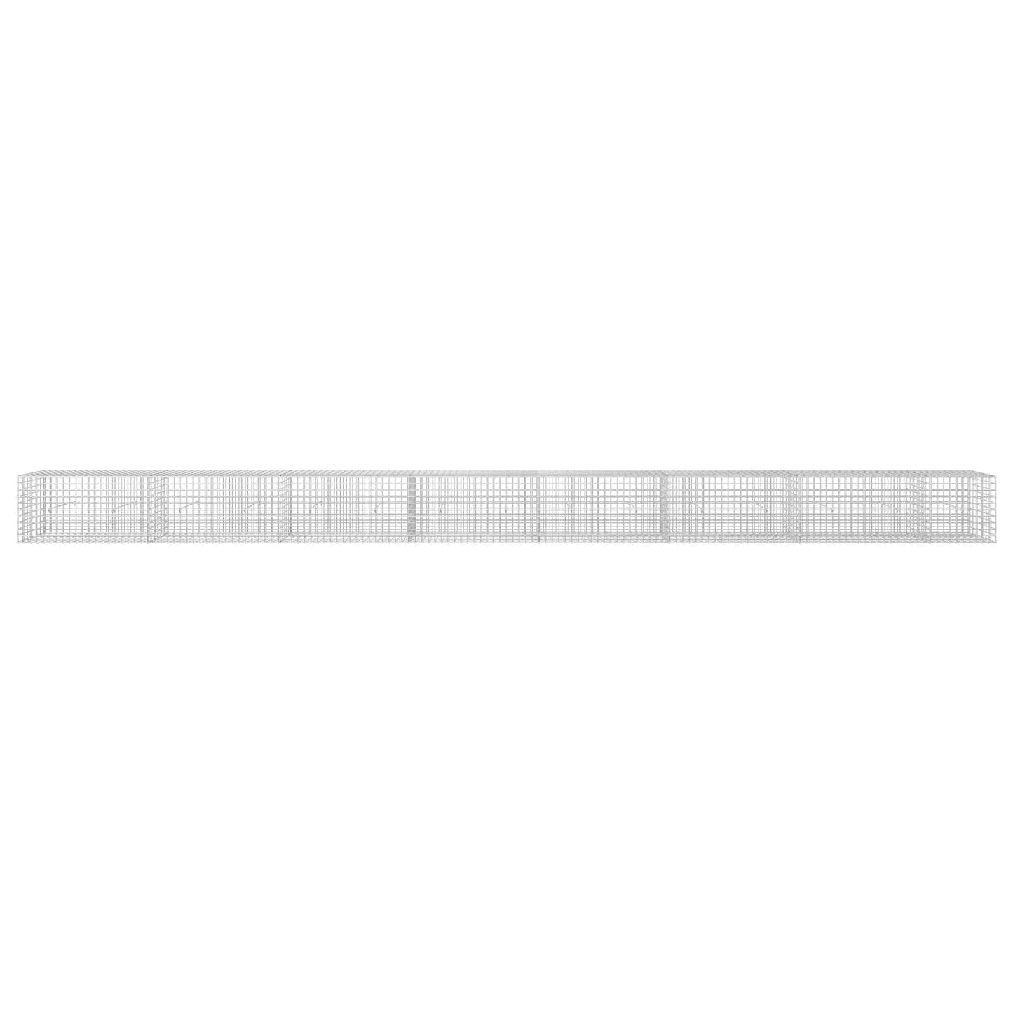 vidaXL Γκαμπιόν με σύρμα 5 mm και πλέγμα 5x5 cm 750x30x50 εκ