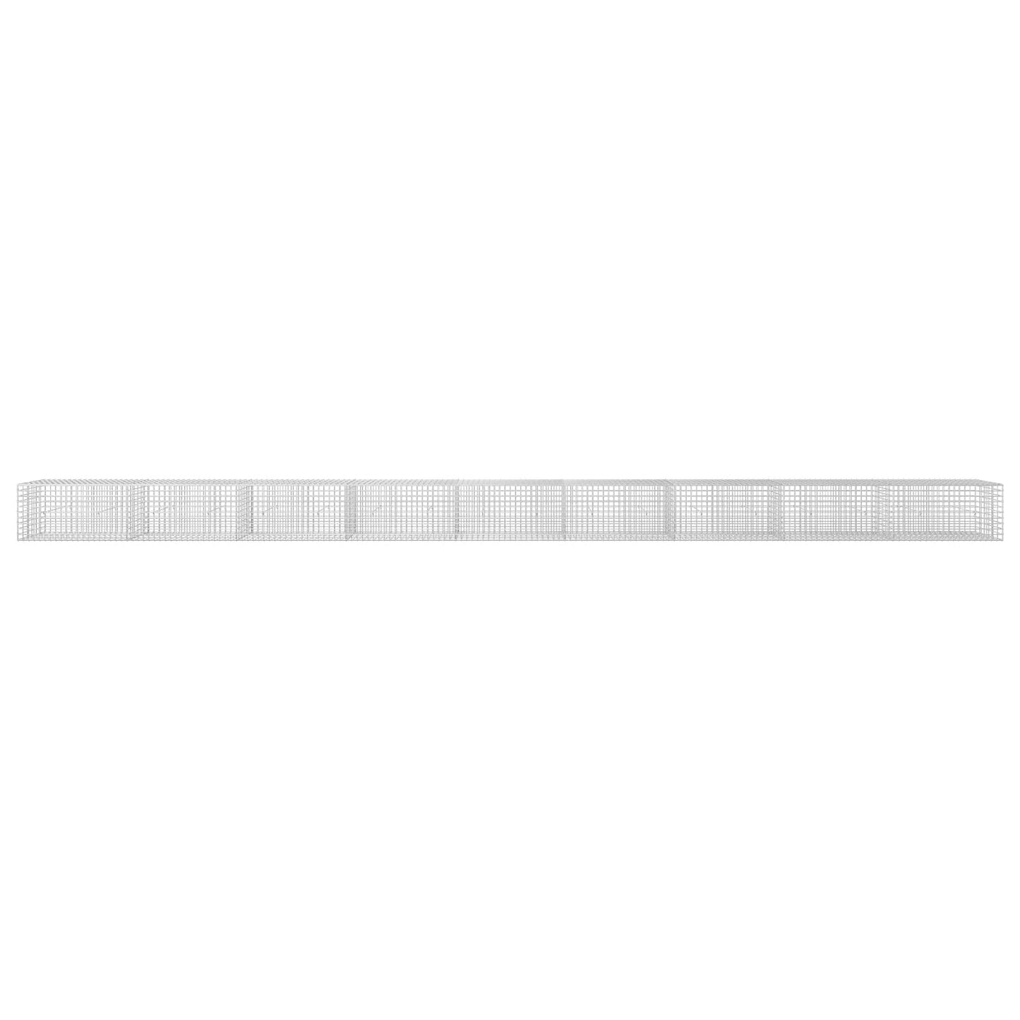vidaXL Γκαμπιόν με σύρμα 5 mm και πλέγμα 5x5 cm 900x30x50 εκ