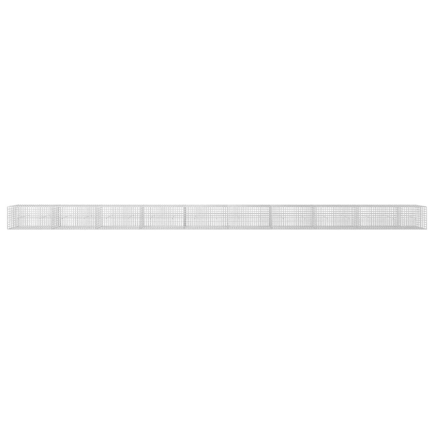 vidaXL Γκαμπιόν με σύρμα 5 mm και πλέγμα 5x5 cm 950x30x50 εκ.