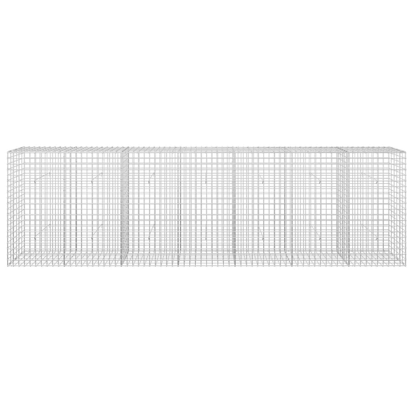 vidaXL Γκαμπιόν με σύρμα 5 mm και πλέγμα 5x5 cm 350x30x100 εκ