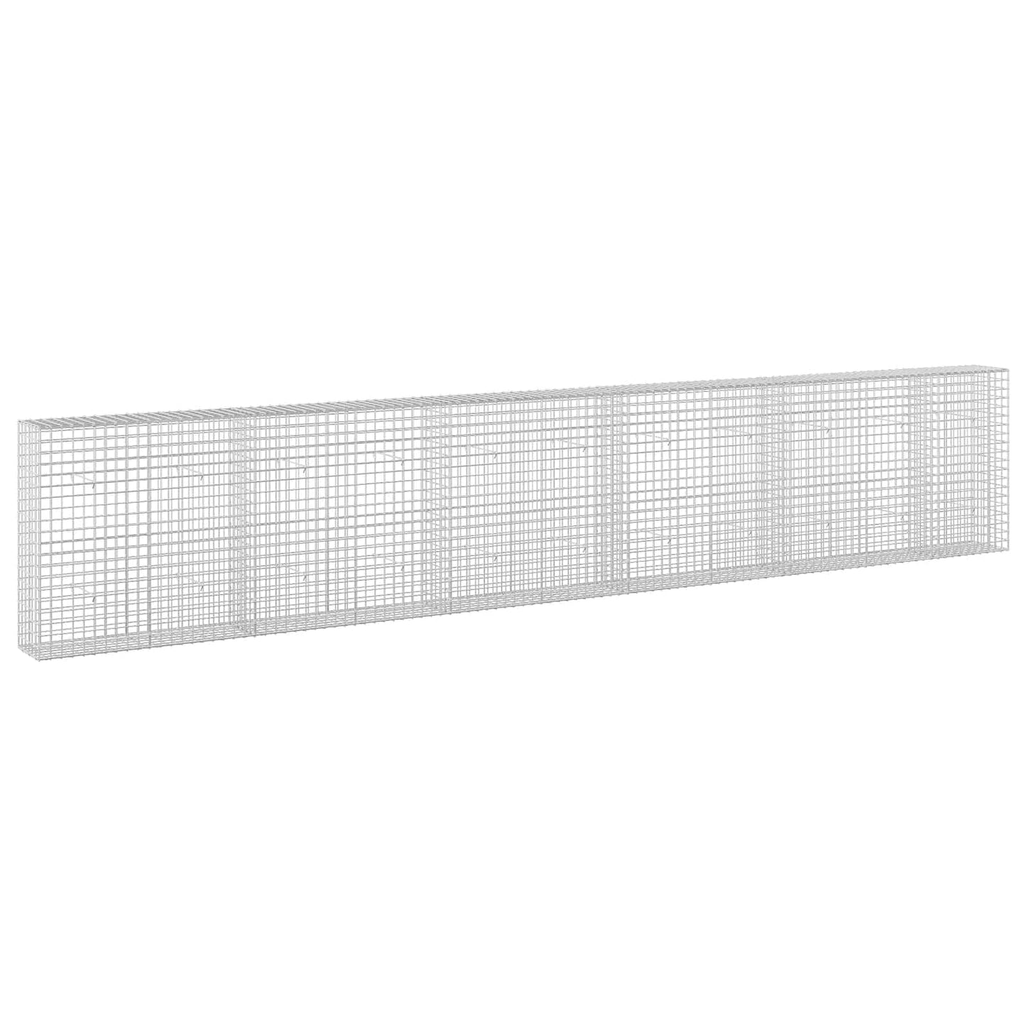 vidaXL Γκαμπιόν με σύρμα 5 mm και πλέγμα 5x5 cm 550x30x100 εκ
