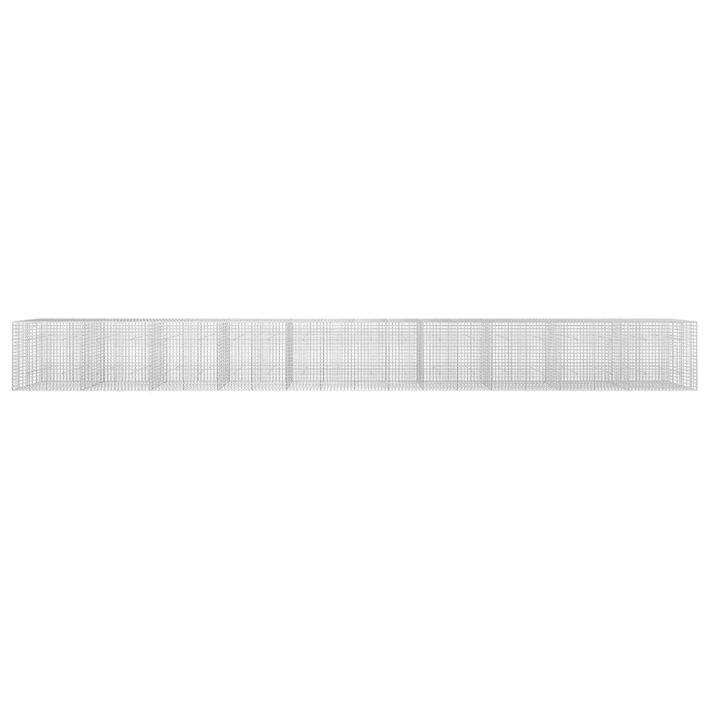 vidaXL Γκαμπιόν με σύρμα 5 mm και πλέγμα 5x5 cm 1000x30x100 εκ