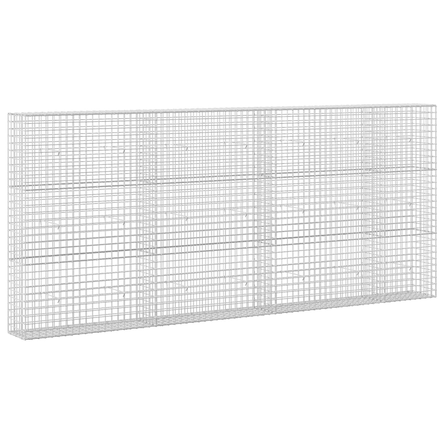 vidaXL Γκαμπιόν με σύρμα 5 mm και πλέγμα 5x5 cm 350x30x150 εκ.