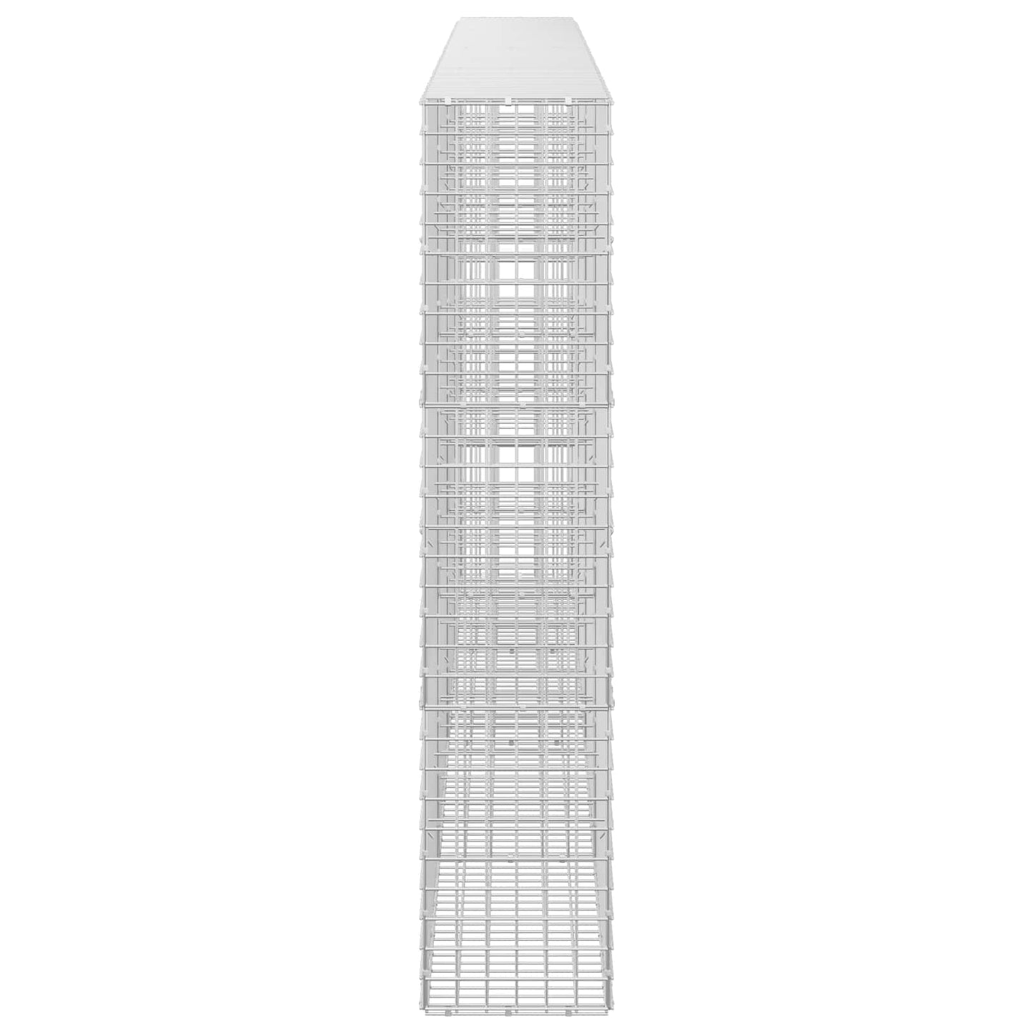 vidaXL Γκαμπιόν με σύρμα 5 mm και πλέγμα 5x5 cm 400x30x150 εκ