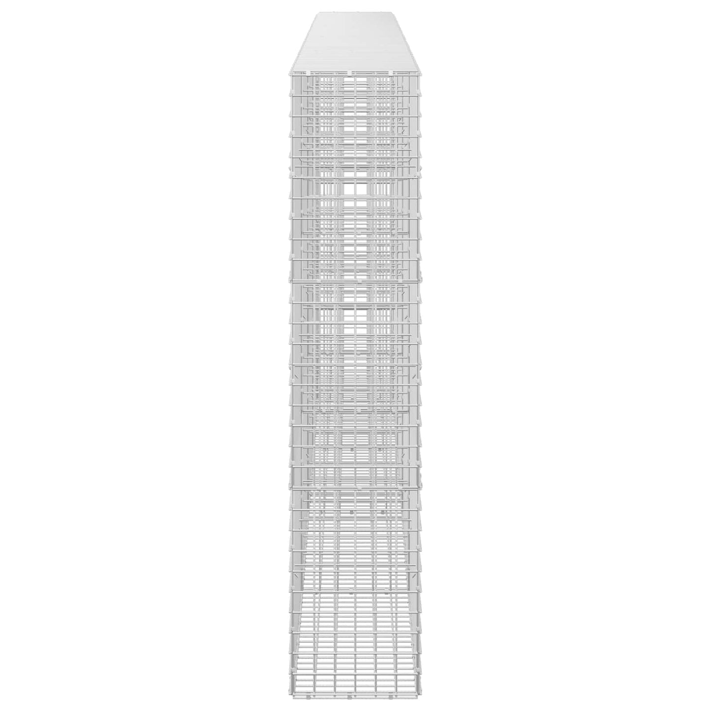 vidaXL Γκαμπιόν με σύρμα 5 mm και πλέγμα 5x5 cm 450x30x150 εκ