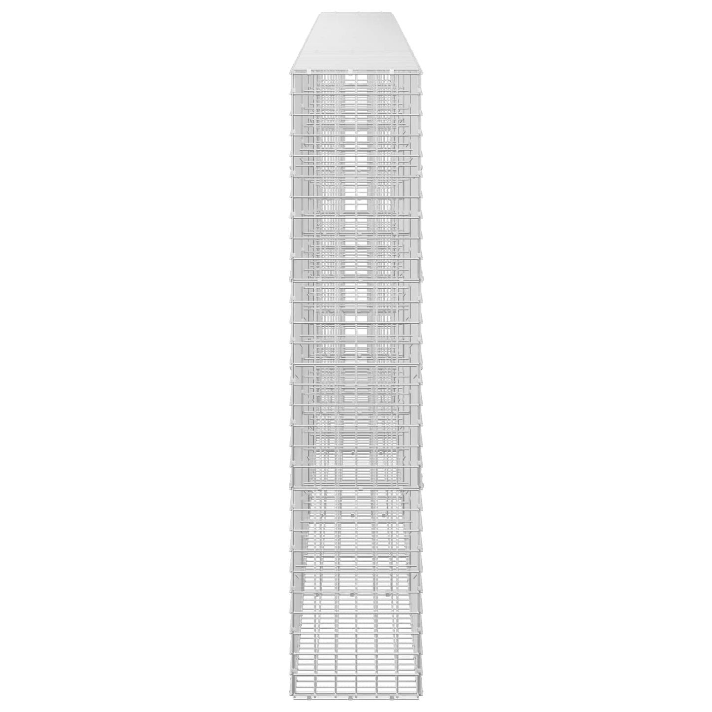 vidaXL Γκαμπιόν με σύρμα 5 mm και πλέγμα 5x5 cm 500x30x150 εκ