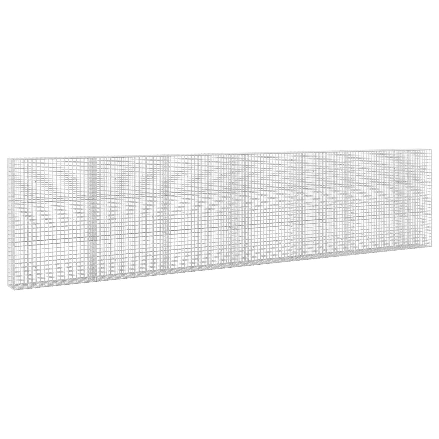 vidaXL Γκαμπιόν με σύρμα 5 mm και πλέγμα 5x5 cm 650x30x150 εκ