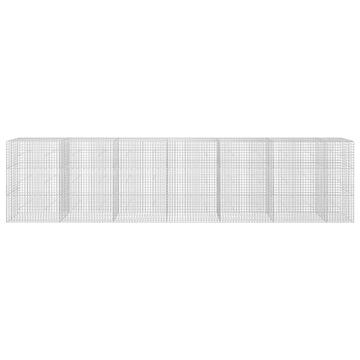 vidaXL Γκαμπιόν με σύρμα 5 mm και πλέγμα 5x5 cm 650x30x150 εκ