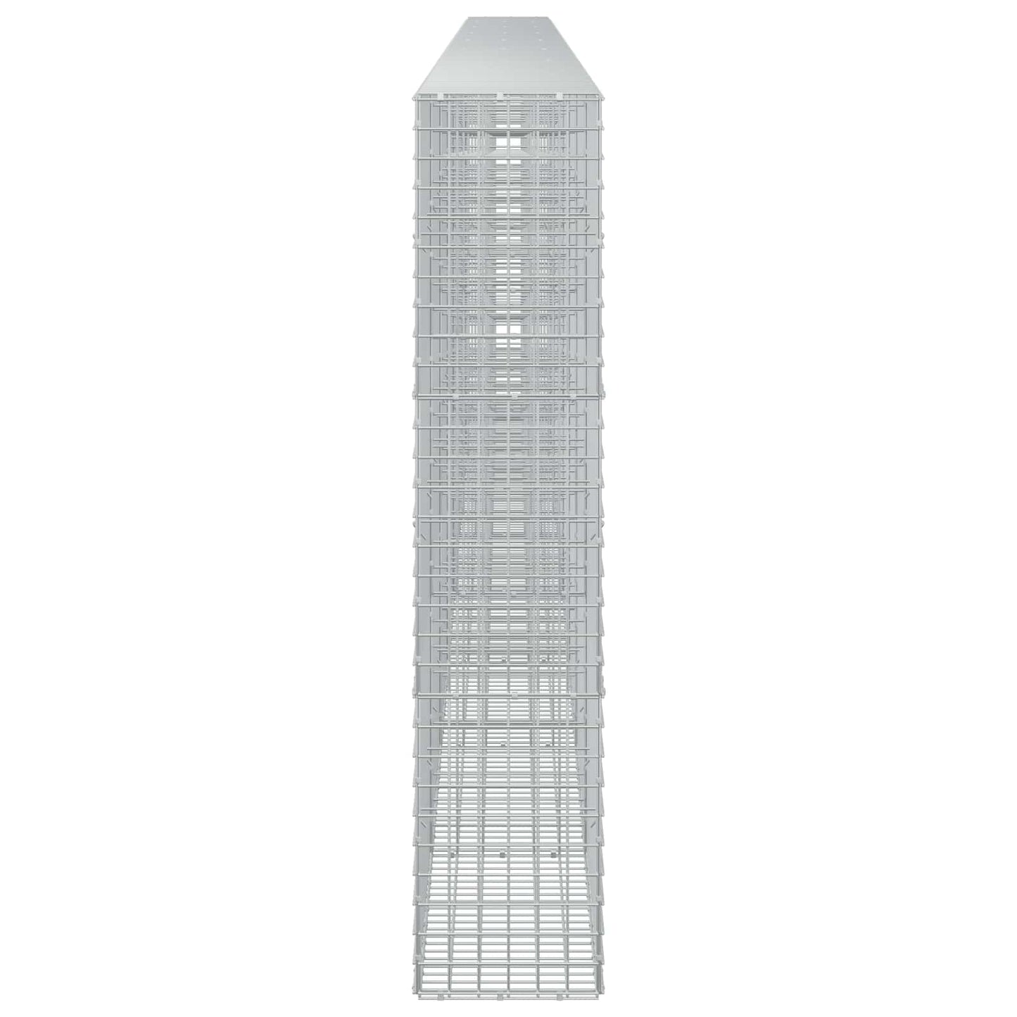 vidaXL Γκαμπιόν με σύρμα 5 mm και πλέγμα 5x5 cm 800x30x150 εκ