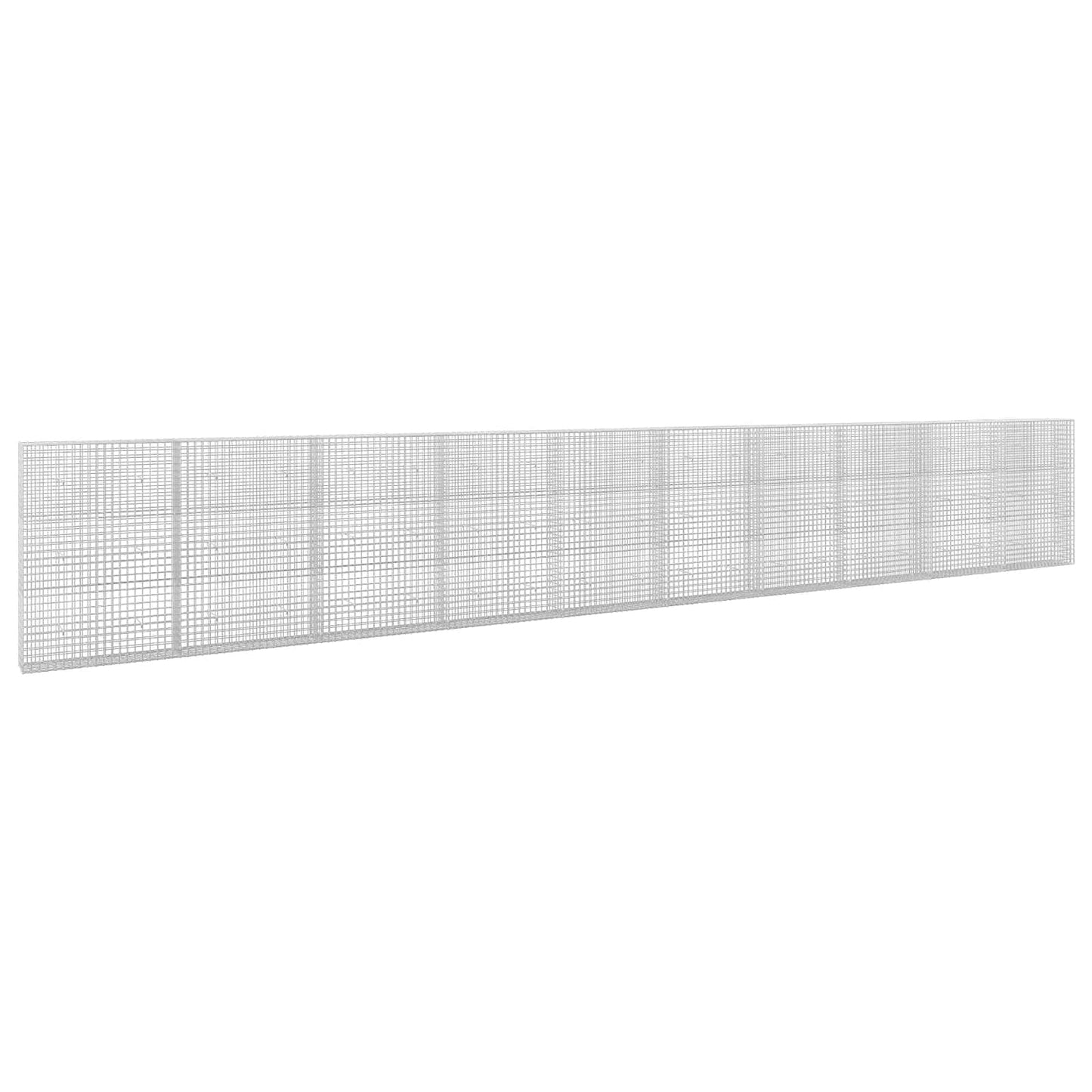 vidaXL Γκαμπιόν με σύρμα 5 mm και πλέγμα 5x5 cm 950x30x150 εκ