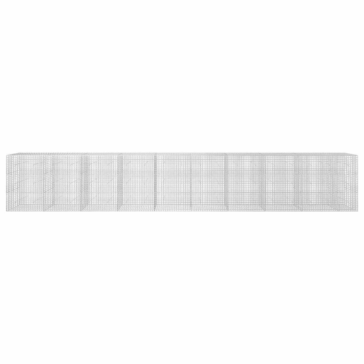 vidaXL Γκαμπιόν με σύρμα 5 mm και πλέγμα 5x5 cm 950x30x150 εκ