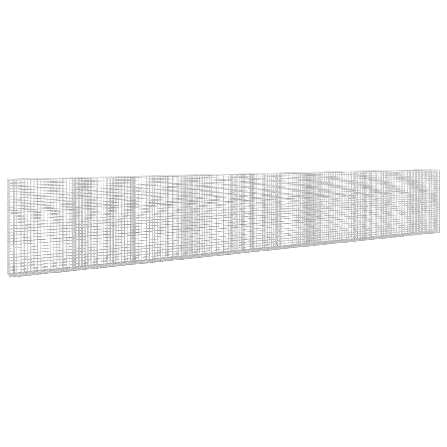 vidaXL Γκαμπιόν με σύρμα 5 mm και πλέγμα 5x5 cm 1000x30x150 εκ.