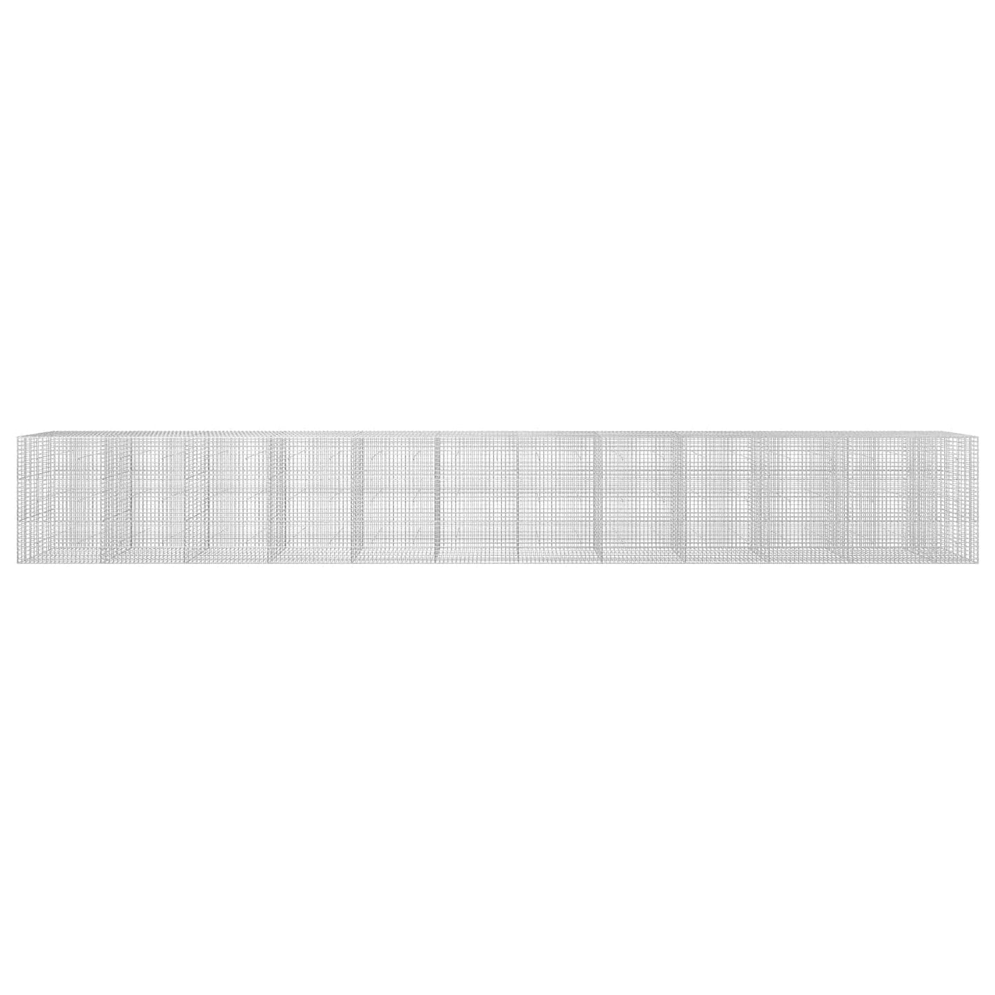 vidaXL Γκαμπιόν με σύρμα 5 mm και πλέγμα 5x5 cm 1150x30x150 εκ