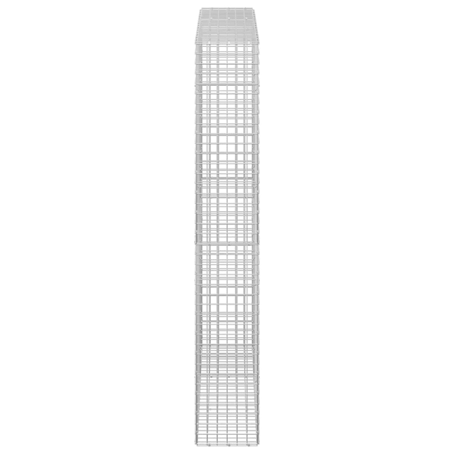 vidaXL Γκαμπιόν με σύρμα 5 mm και πλέγμα 5x5 cm 150x30x200 εκ