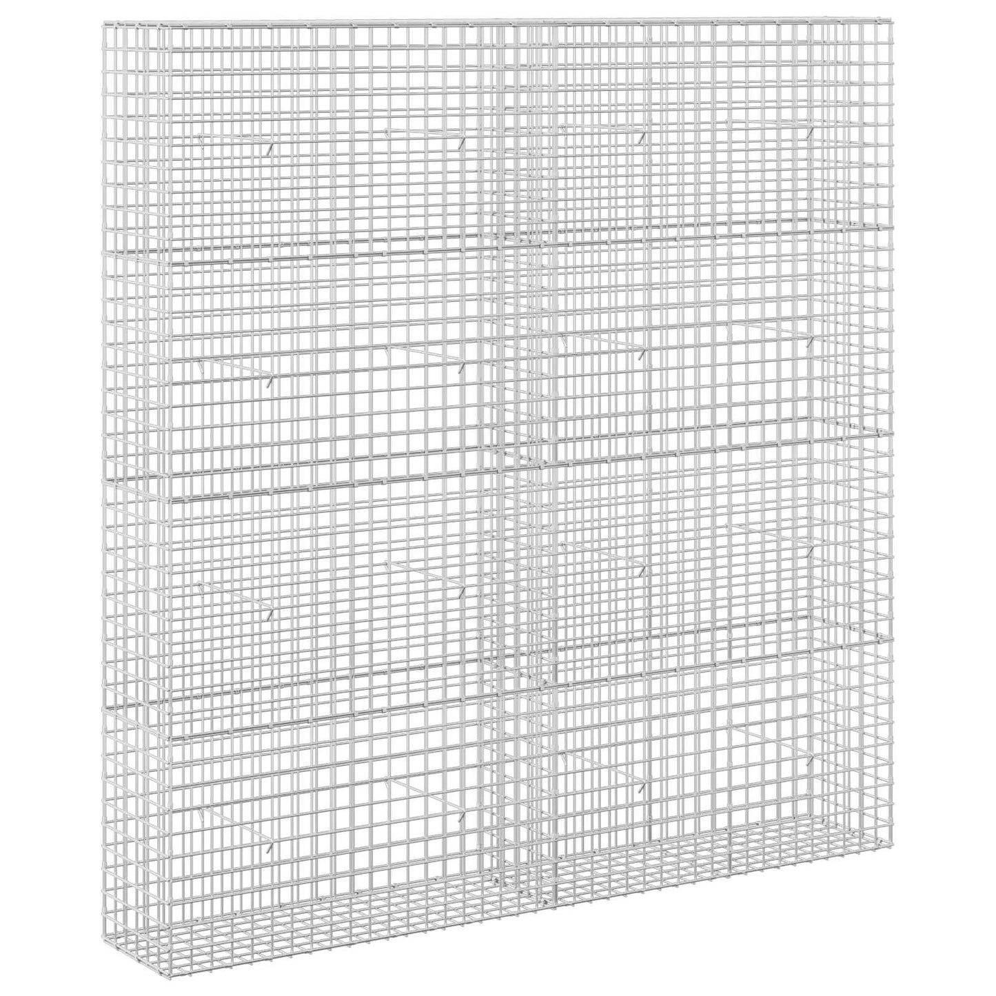 vidaXL Γκαμπιόν με σύρμα 5 mm και πλέγμα 5x5 cm 200x30x200 εκ
