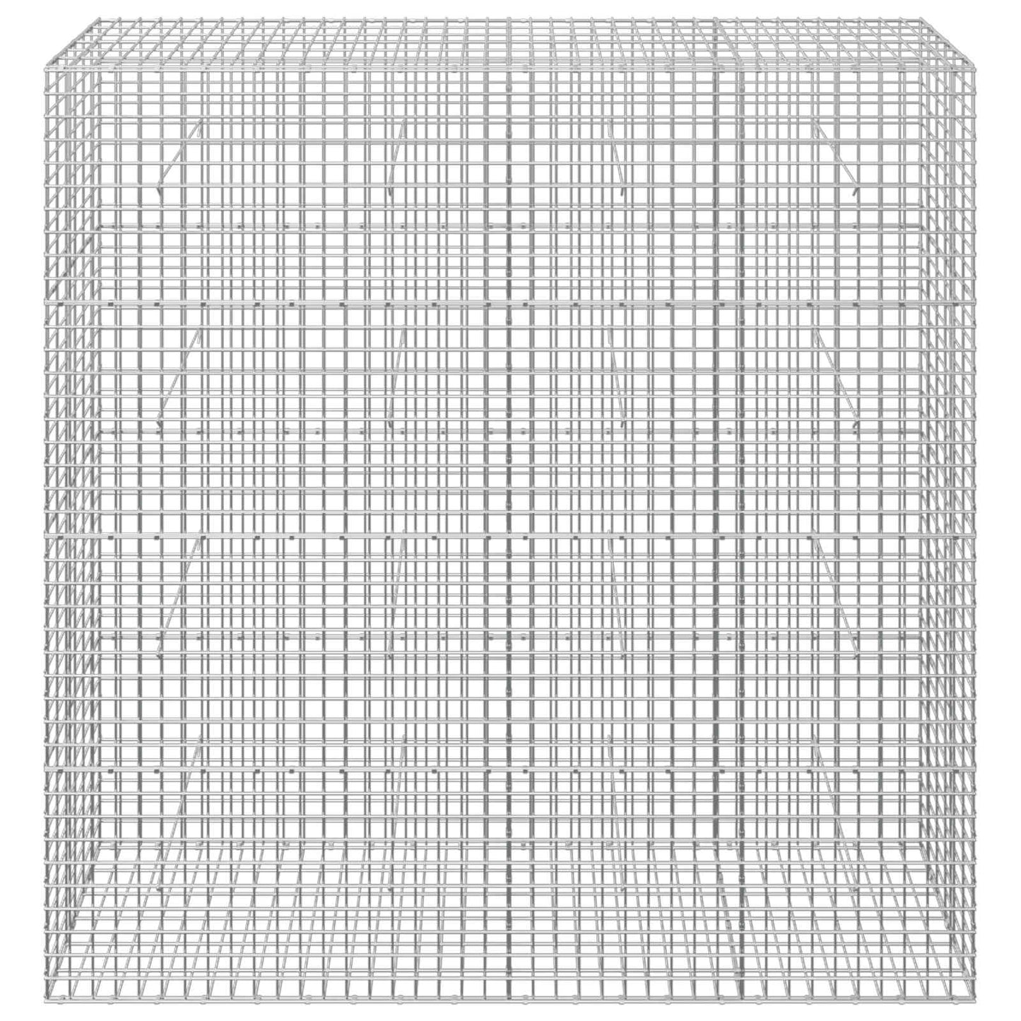 vidaXL Γκαμπιόν με σύρμα 5 mm και πλέγμα 5x5 cm 200x30x200 εκ