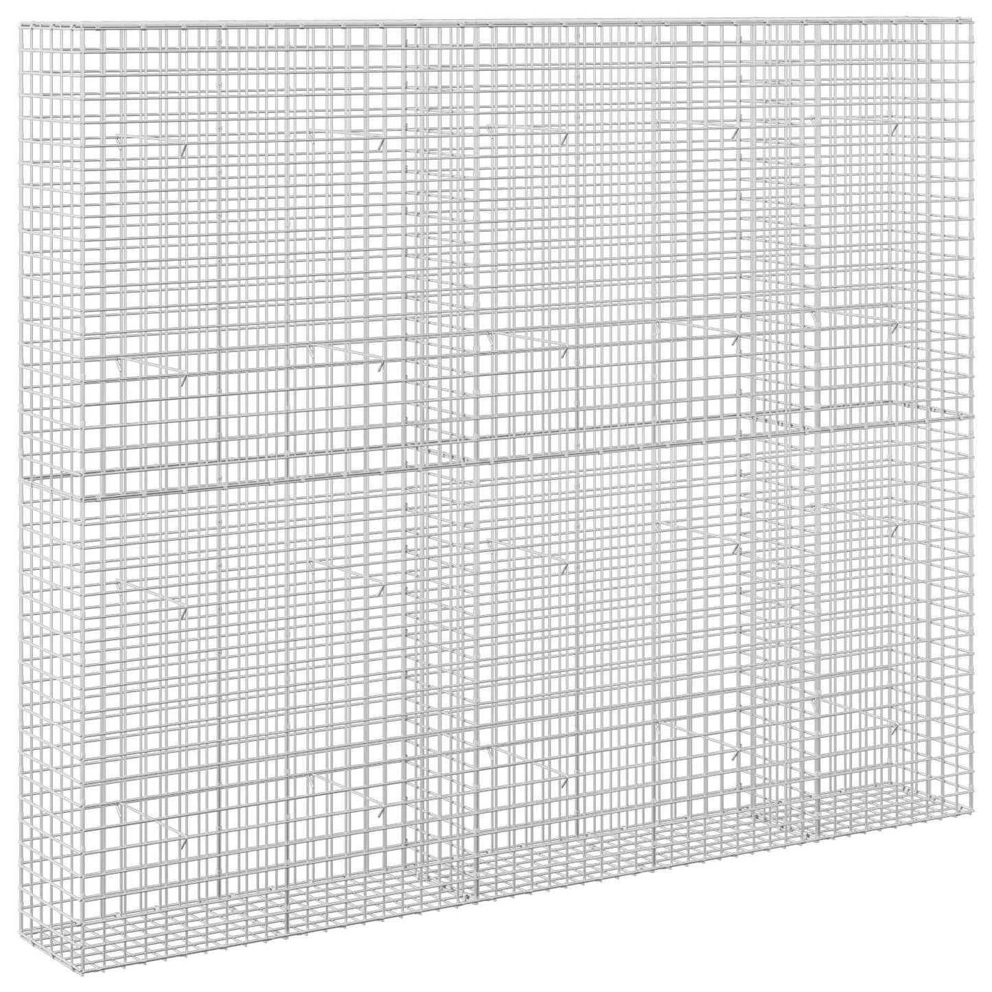 vidaXL Γκαμπιόν με σύρμα 5 mm και πλέγμα 5x5 cm 250x30x200 εκ.