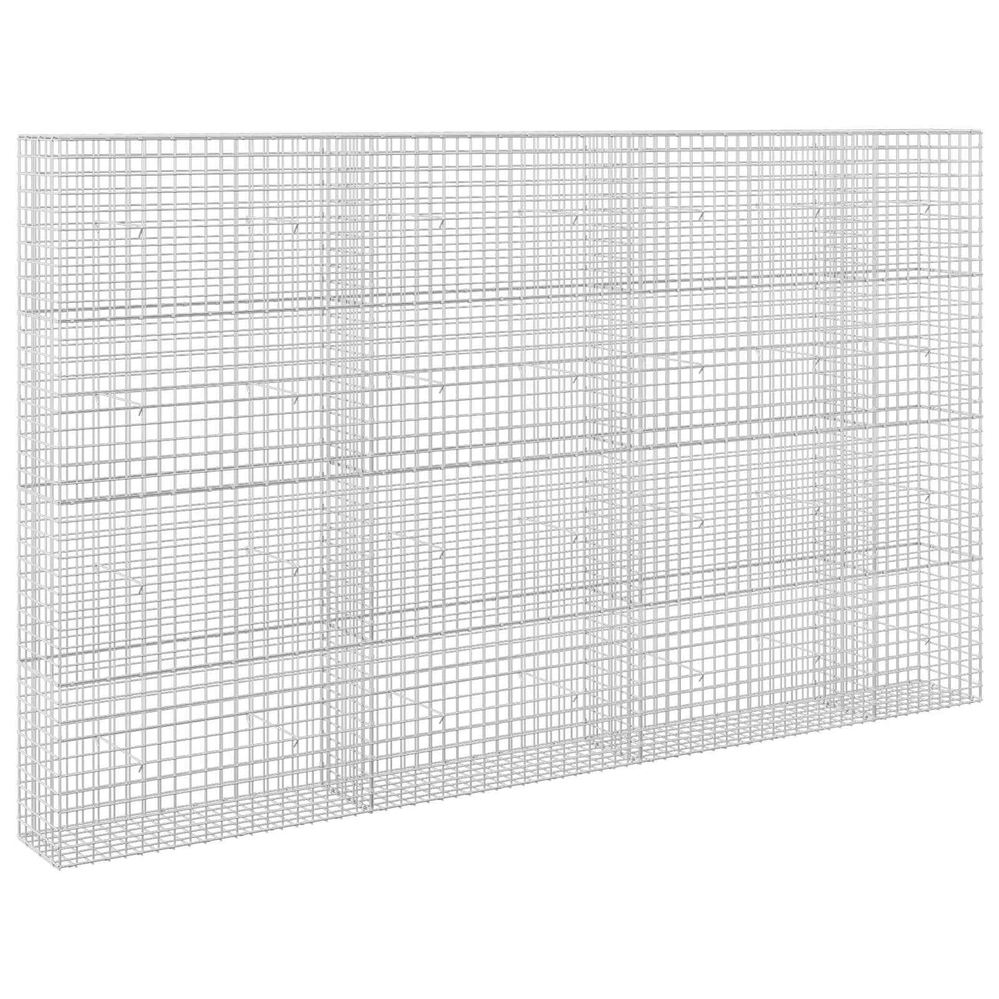 vidaXL Γκαμπιόν με σύρμα 5 mm και πλέγμα 5x5 cm 350x30x200 εκ