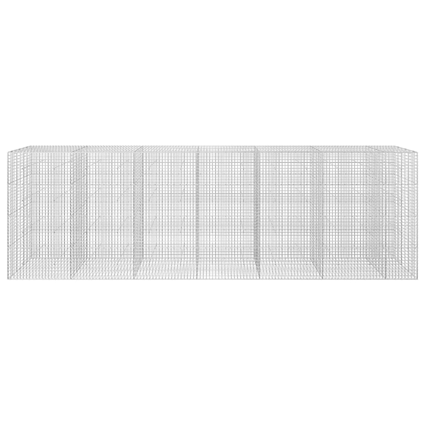 vidaXL Γκαμπιόν με σύρμα 5 mm και πλέγμα 5x5 cm 650x30x200 εκ