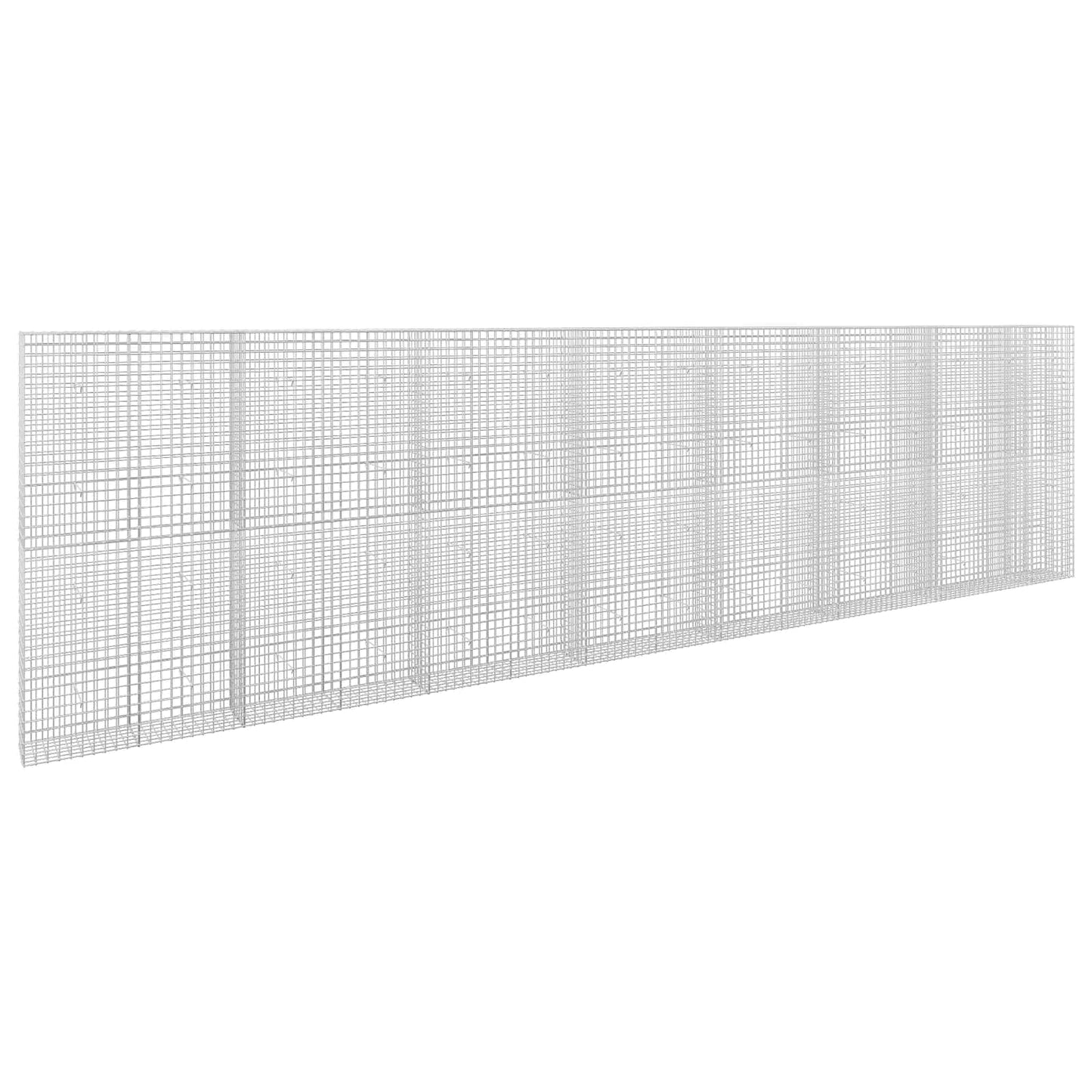 vidaXL Γκαμπιόν με σύρμα 5 mm και πλέγμα 5x5 cm 750x30x200 εκ