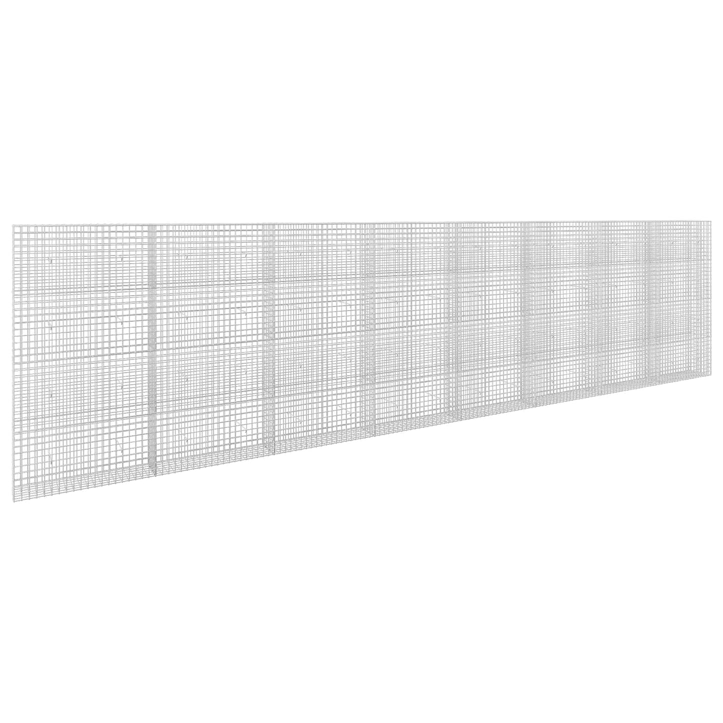 vidaXL Γκαμπιόν με σύρμα 5 mm και πλέγμα 5x5 cm 800x30x200 εκ