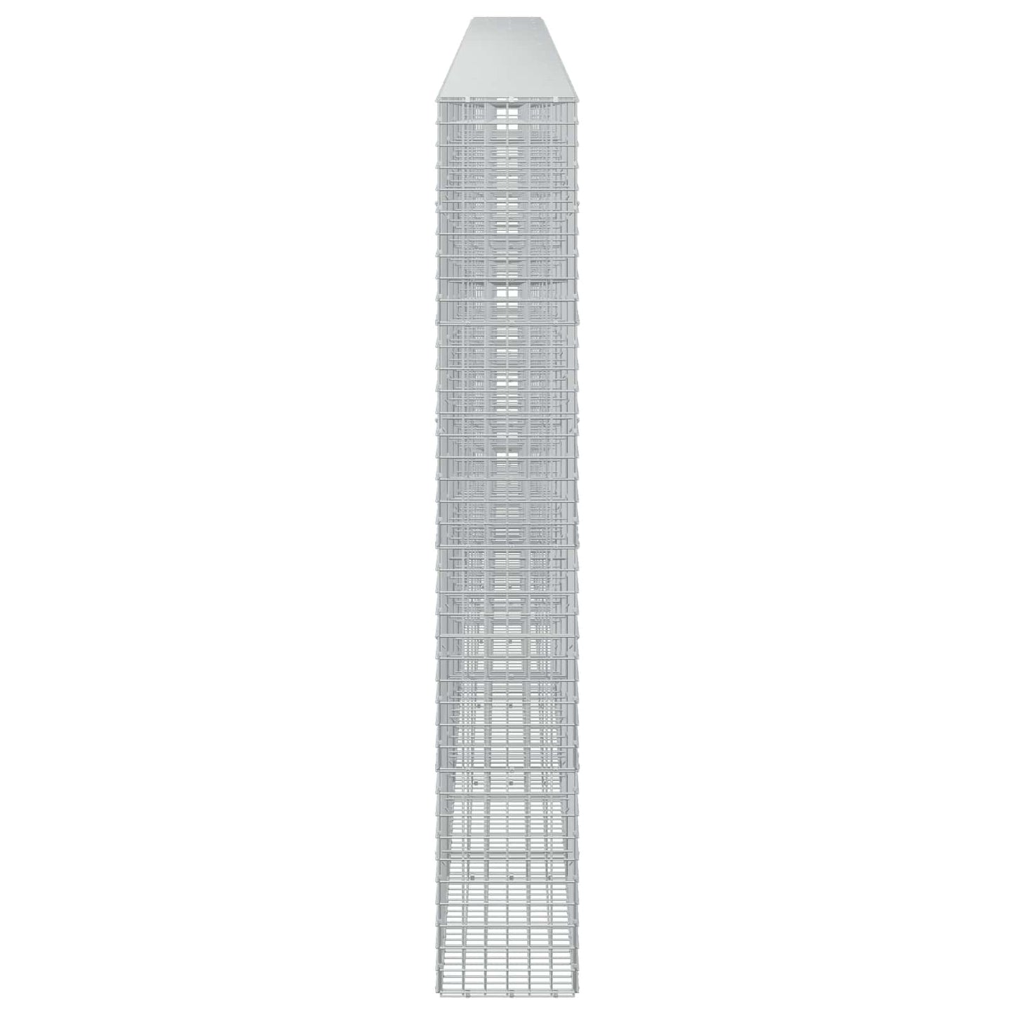vidaXL Γκαμπιόν με σύρμα 5 mm και πλέγμα 5x5 cm 800x30x200 εκ