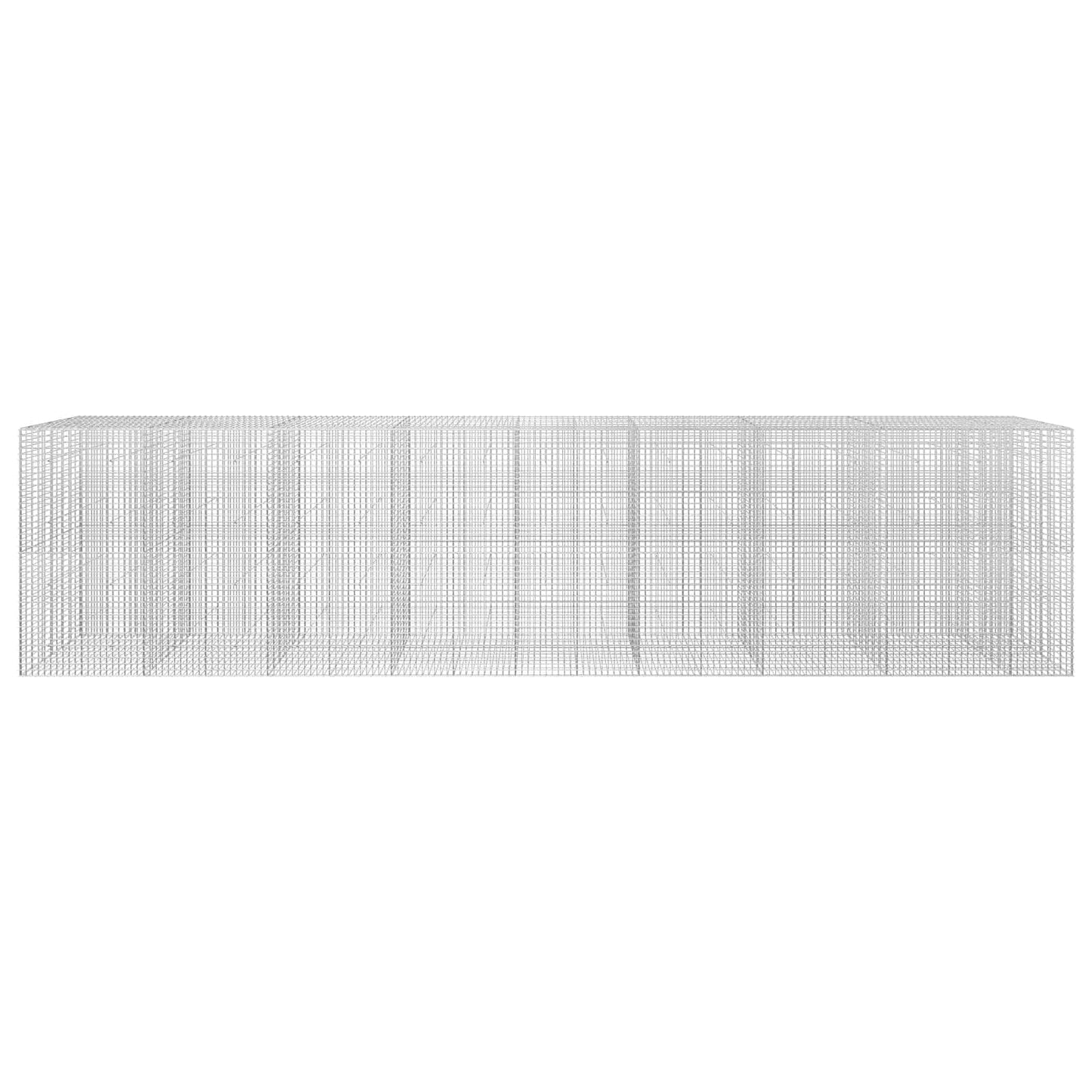 vidaXL Γκαμπιόν με σύρμα 5 mm και πλέγμα 5x5 cm 850x30x200 εκ