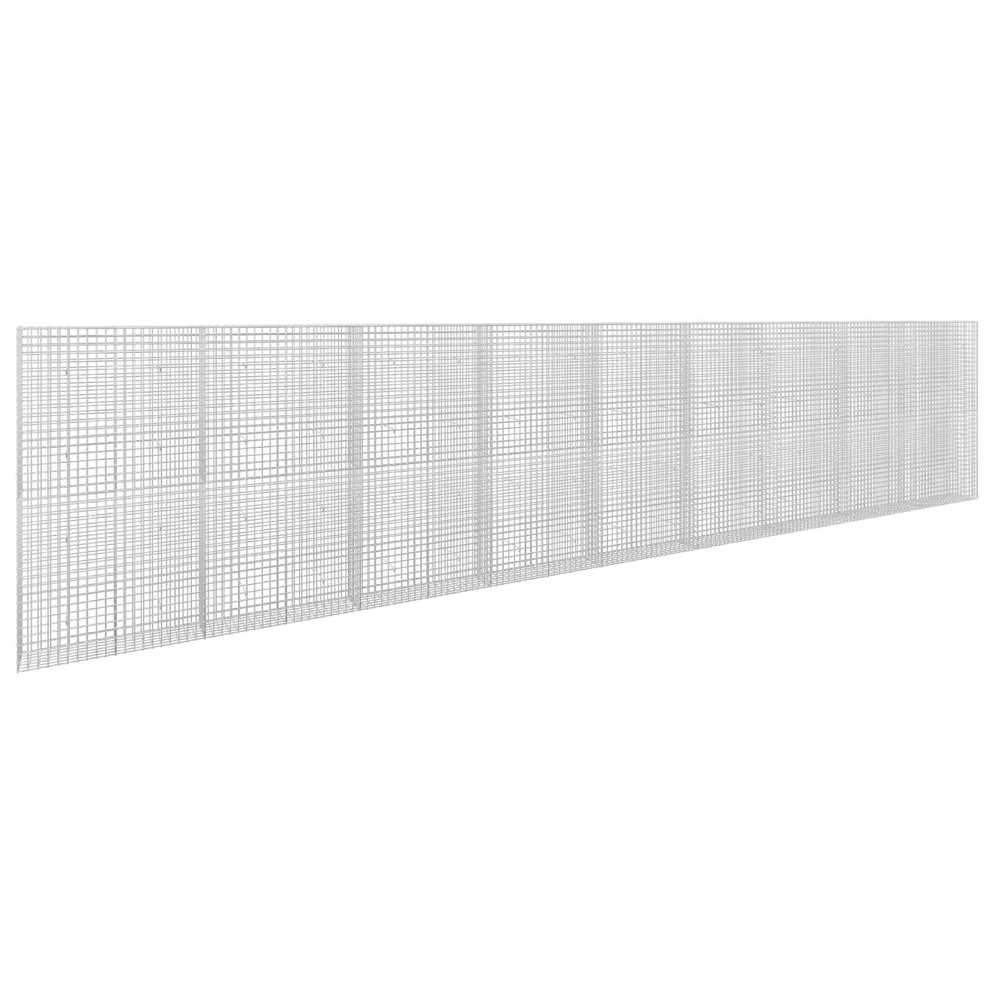 vidaXL Γκαμπιόν με σύρμα 5 mm και πλέγμα 5x5 cm 900x30x200 εκ