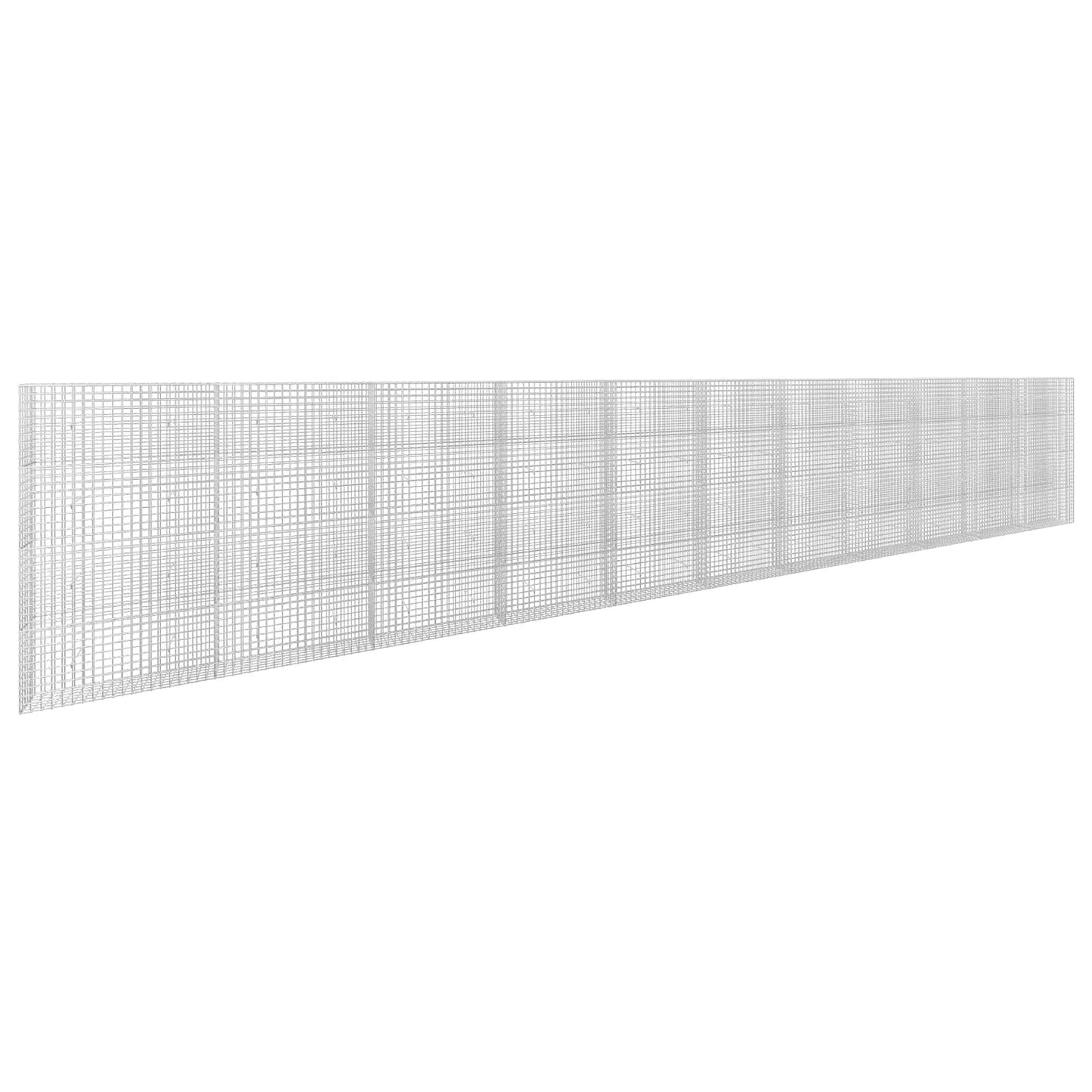 vidaXL Γκαμπιόν με σύρμα 5 mm και πλέγμα 5x5 cm 1100x30x200 εκ