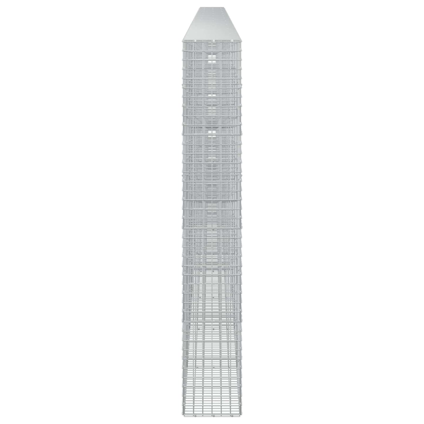 vidaXL Γκαμπιόν με σύρμα 5 mm και πλέγμα 5x5 cm 1100x30x200 εκ